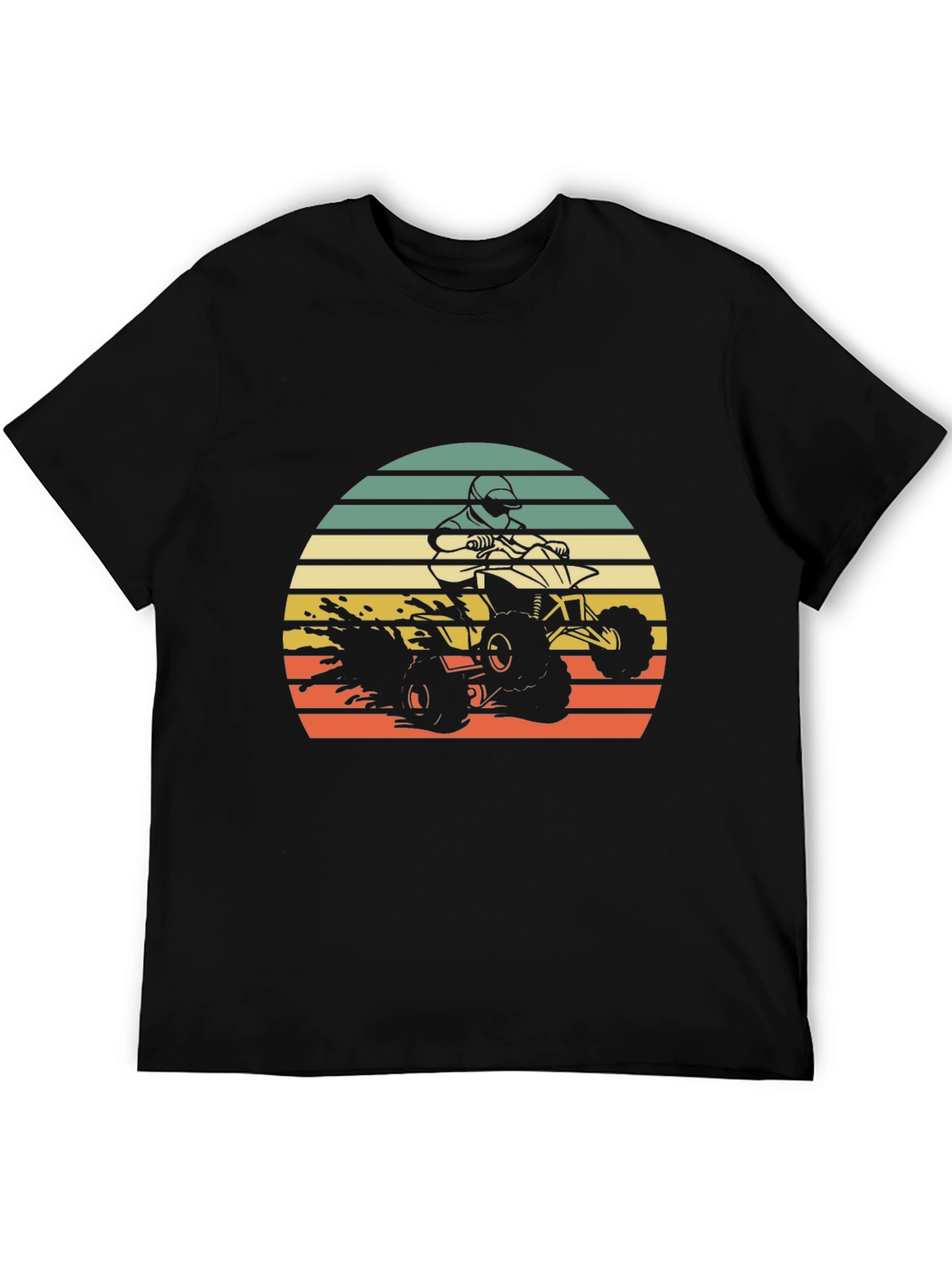 Retro ATV Rider T-Shirt - Off-Road Adventure Tee
