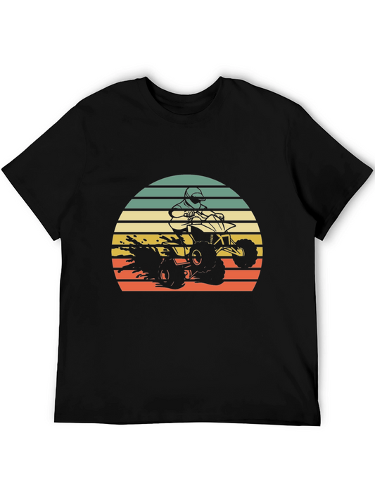 Retro ATV Rider T-Shirt - Off-Road Adventure Tee