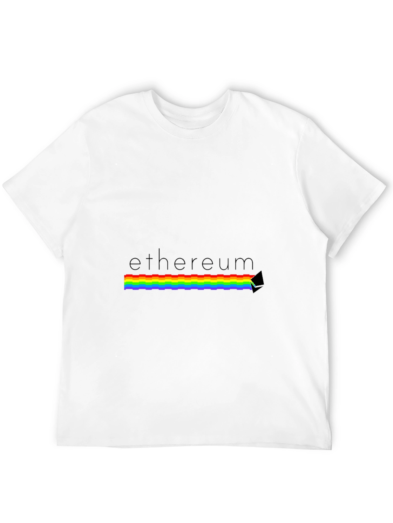 Ethereum Prism T-Shirt - Classic Black Crypto Tee