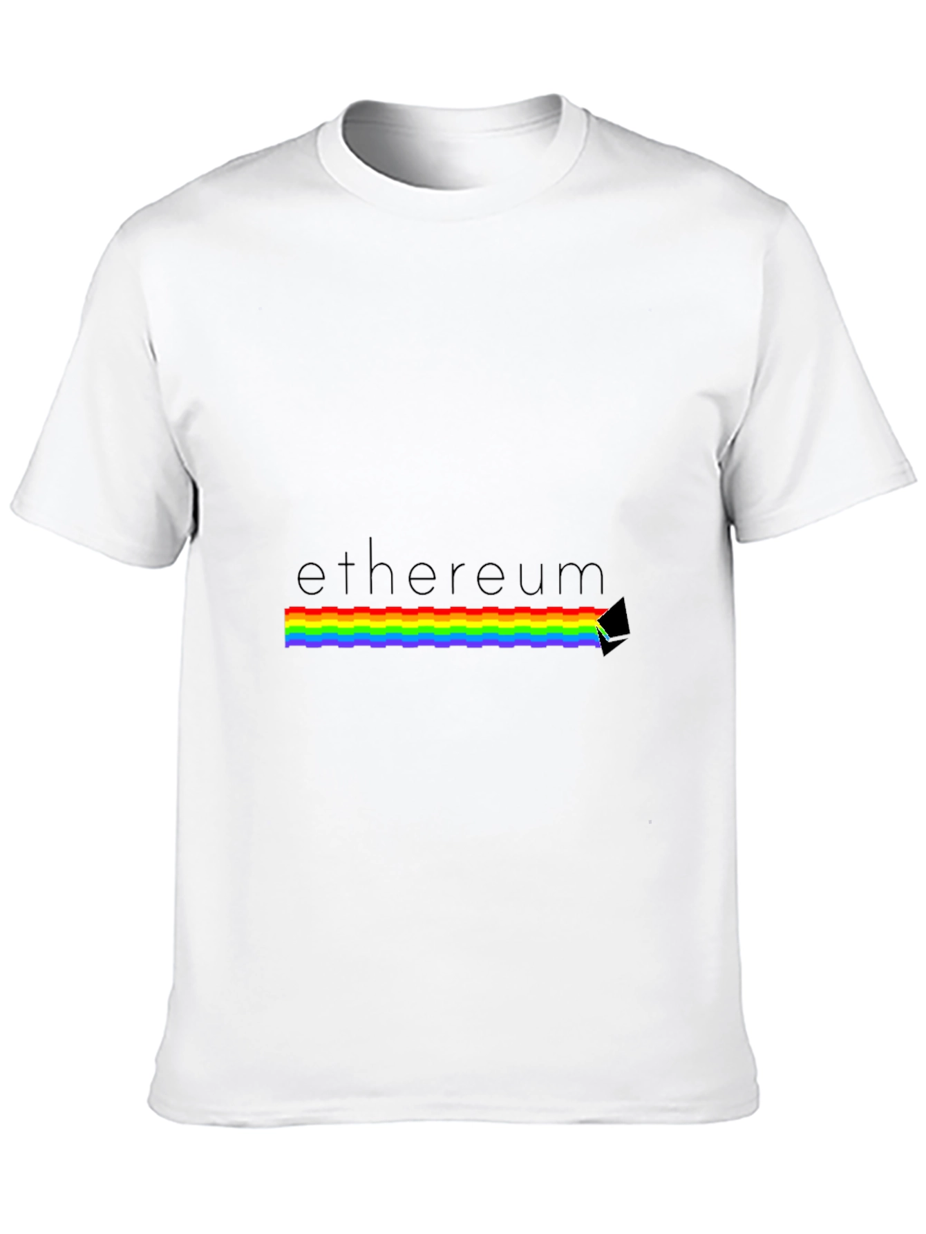 Ethereum Prism T-Shirt - Classic Black Crypto Tee