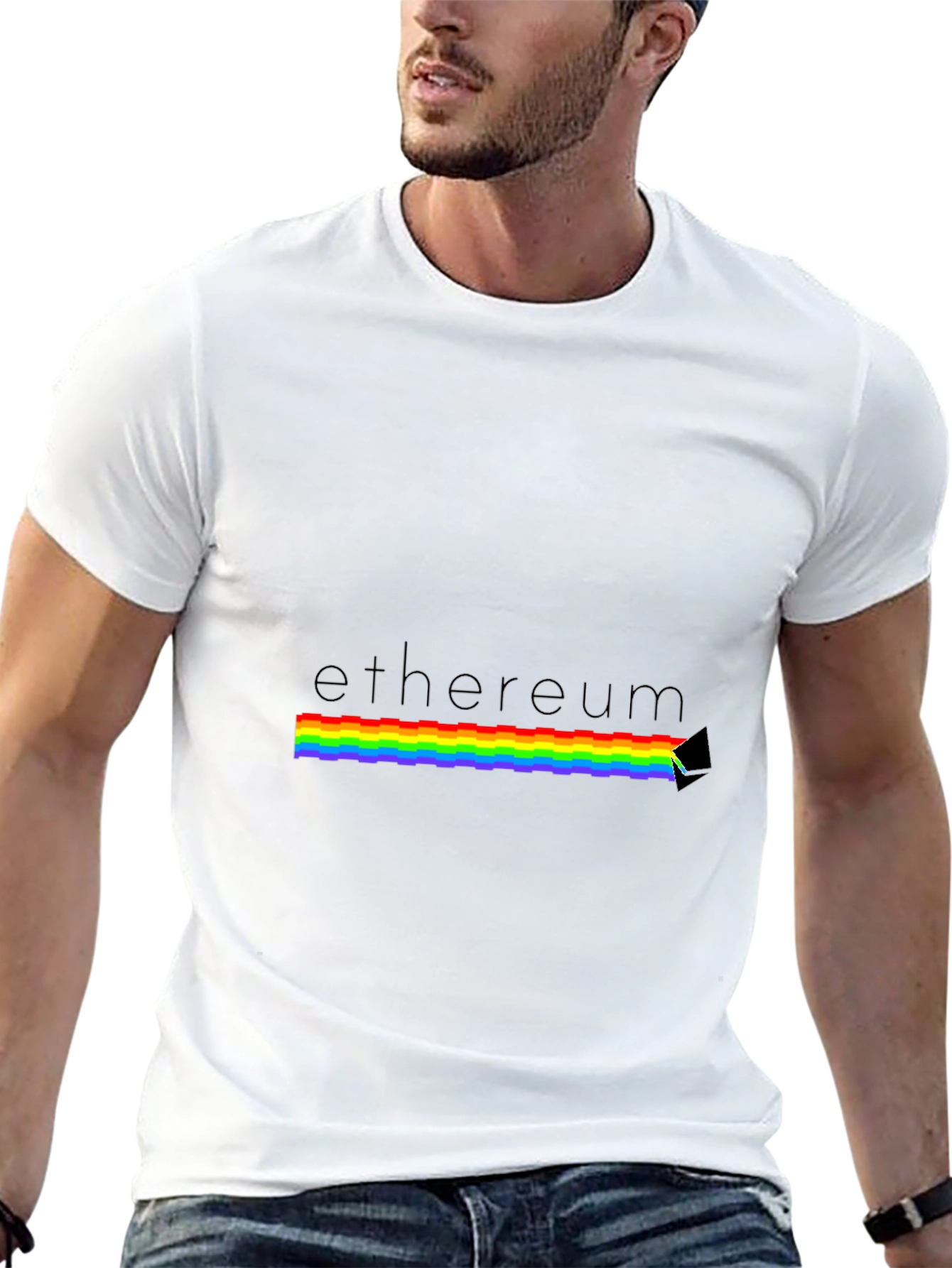 Ethereum Prism T-Shirt - Classic Black Crypto Tee