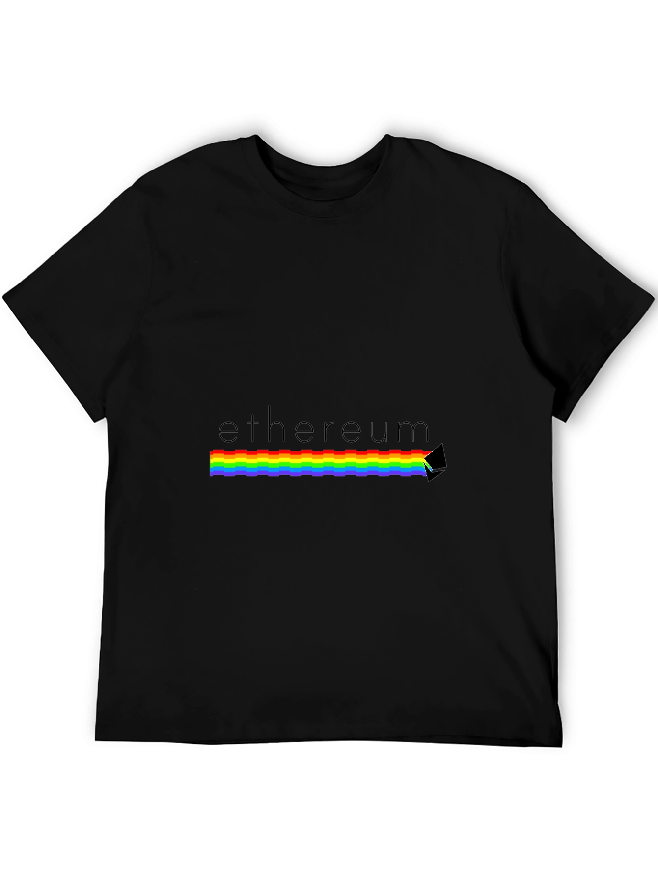 Ethereum Prism T-Shirt - Classic Black Crypto Tee