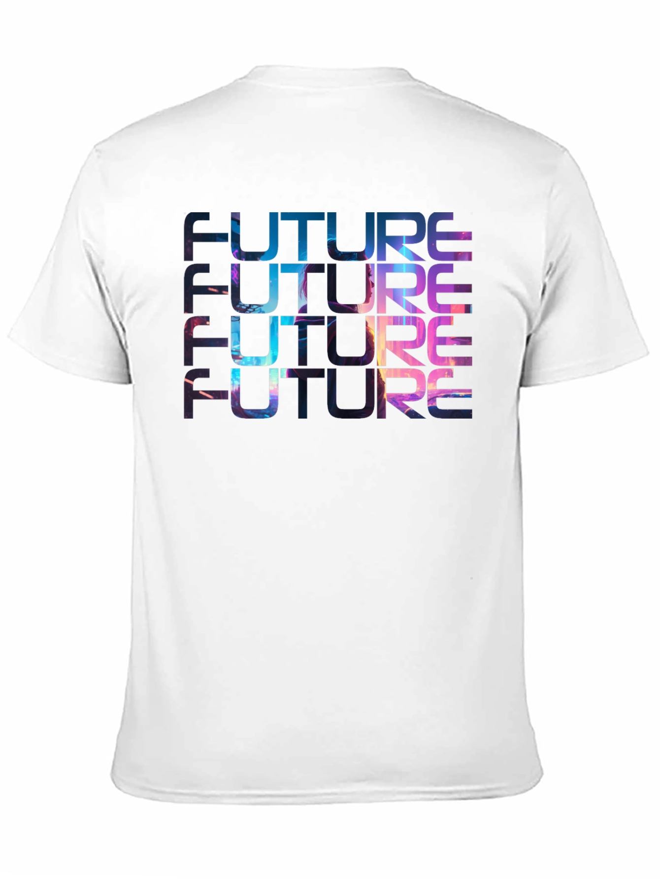 Future Graphic Tee - Galaxy Print