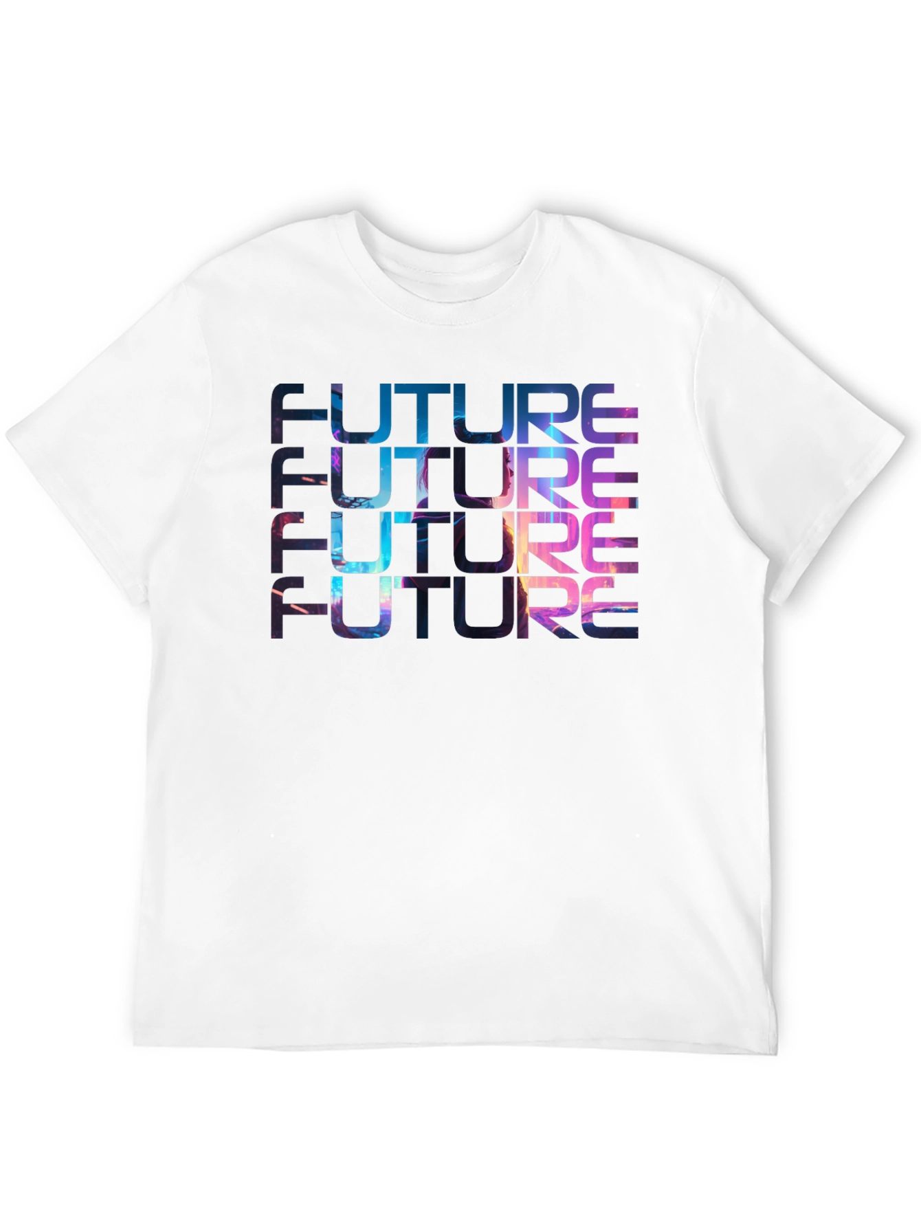 Future Graphic Tee - Galaxy Print
