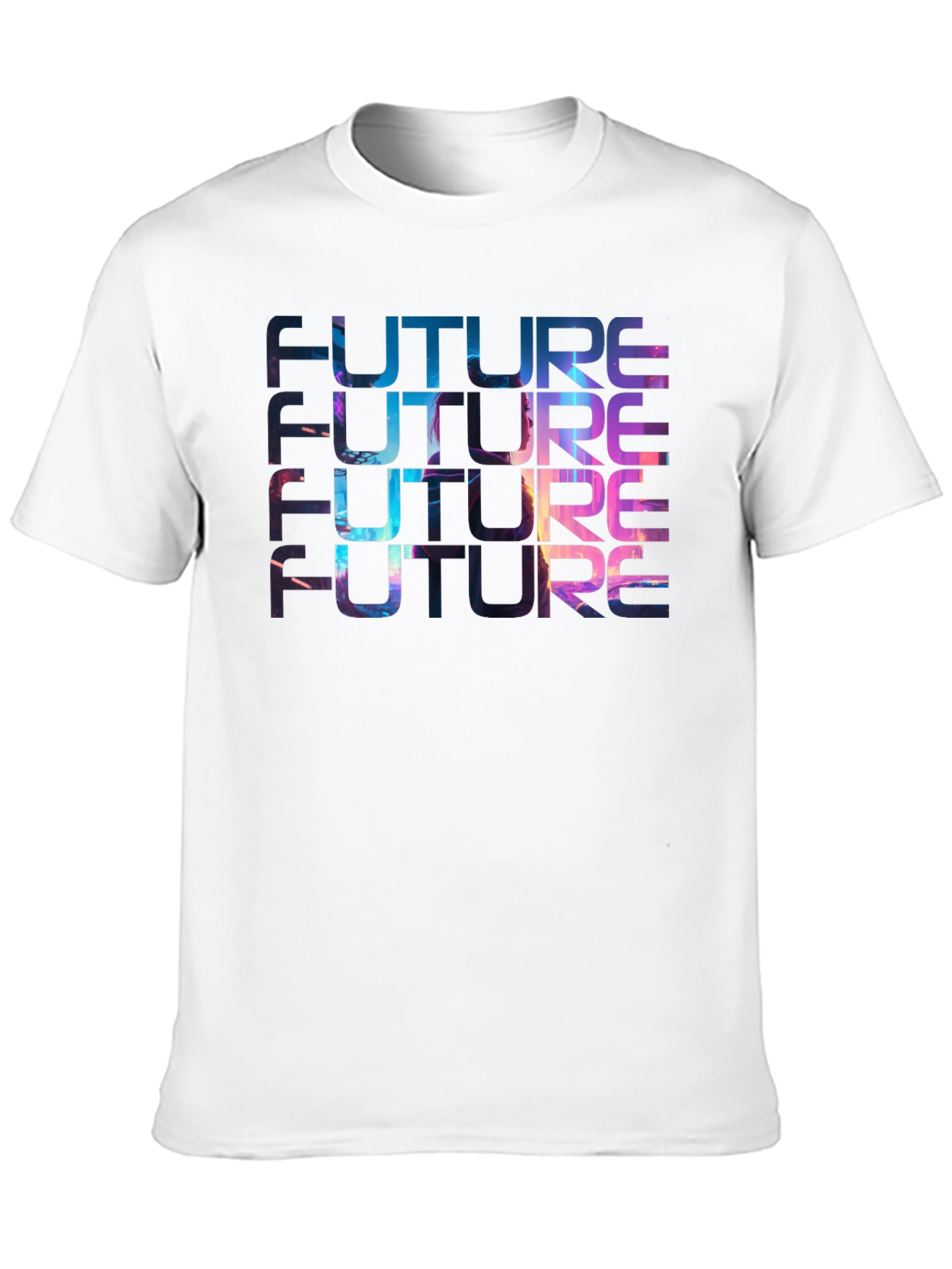 Future Graphic Tee - Galaxy Print