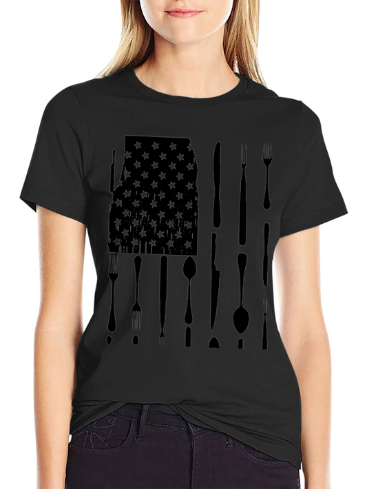 Chef Flag T-Shirt - Culinary Pride Tee
