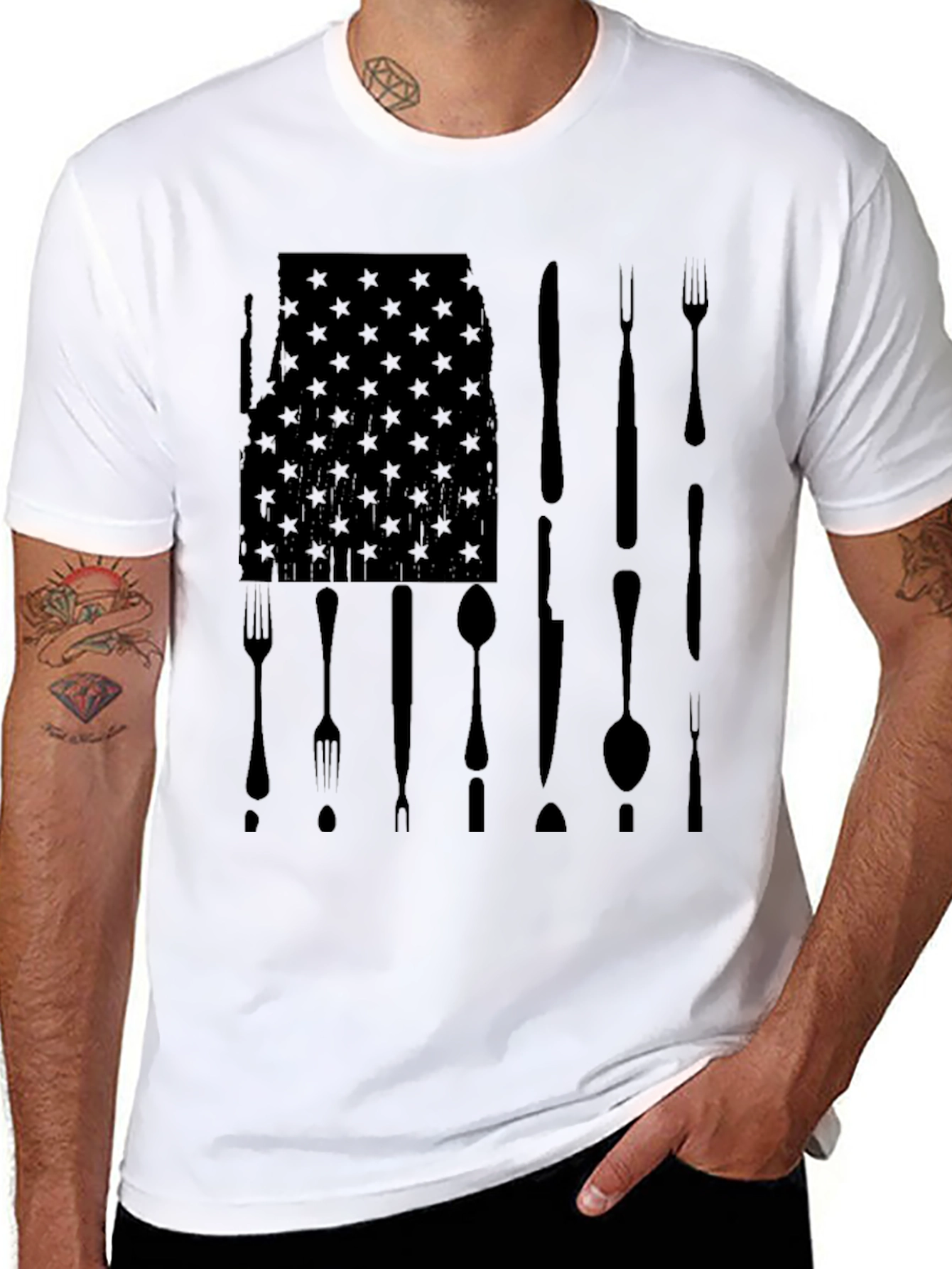 Chef Flag T-Shirt - Culinary Pride Tee