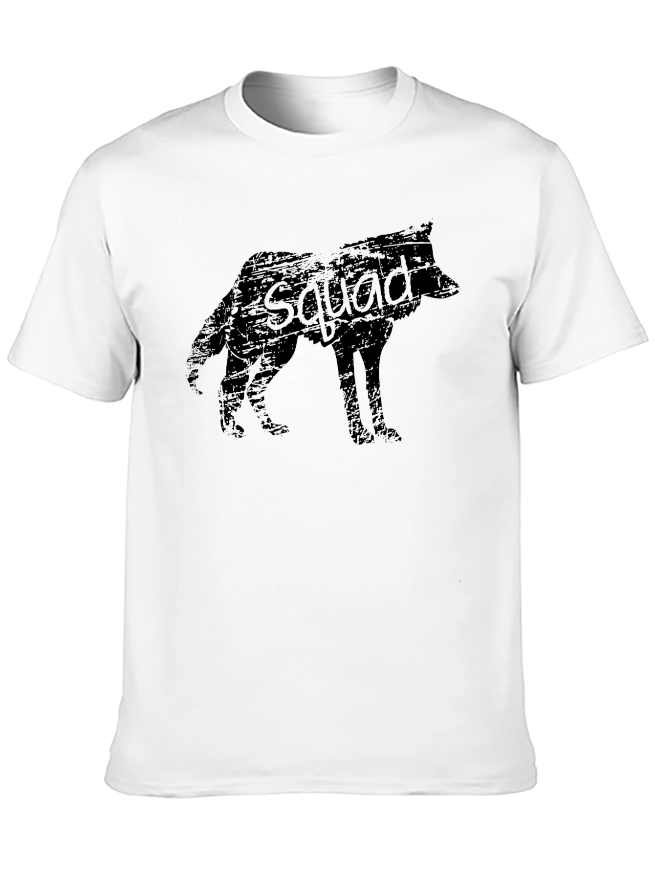Wolf Squad Graphic Tee - Black T-Shirt