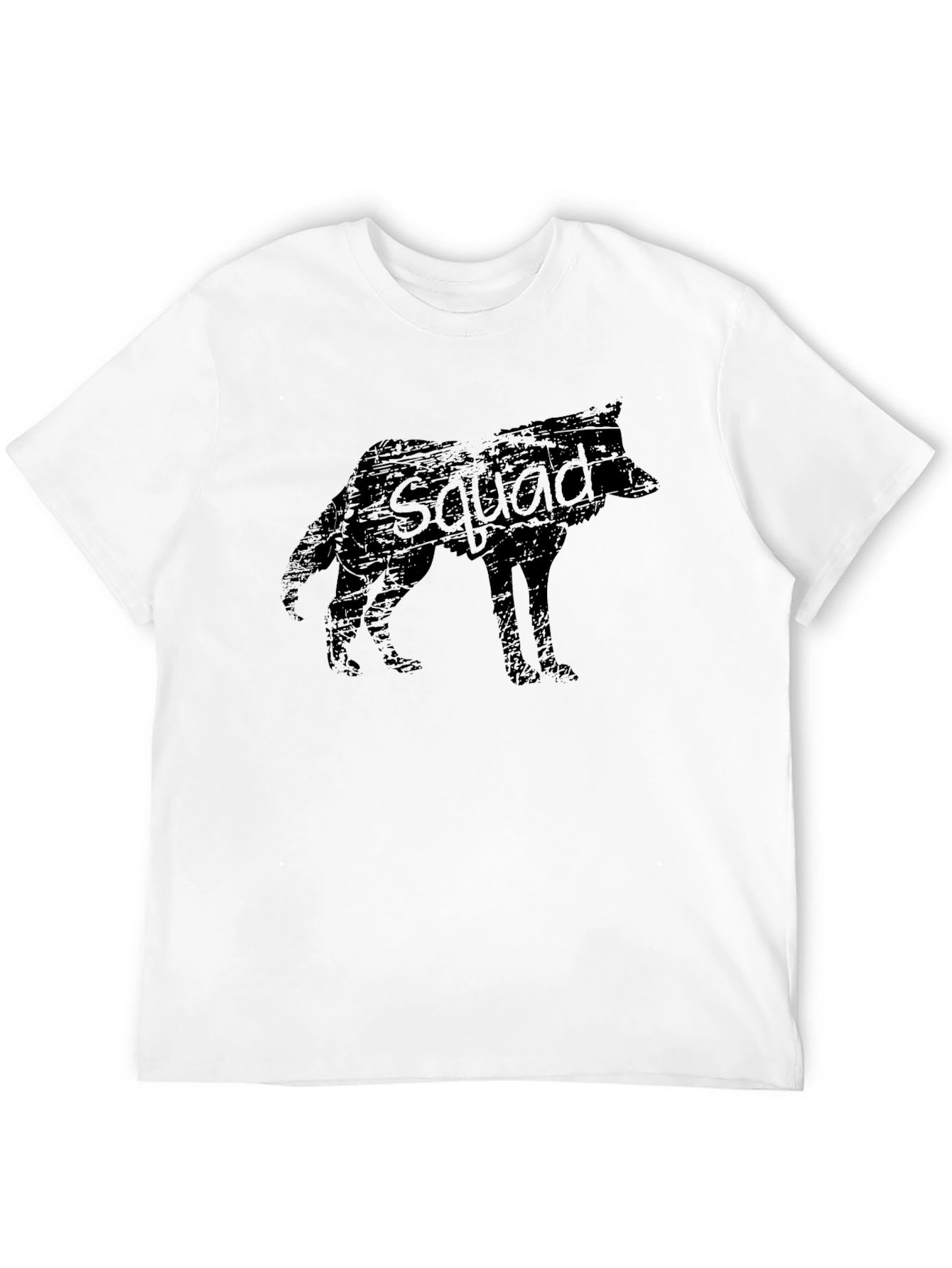 Wolf Squad Graphic Tee - Black T-Shirt