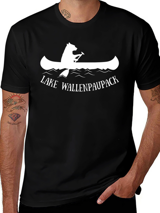 Lake Wallenpaupack Bear Canoe T-Shirt