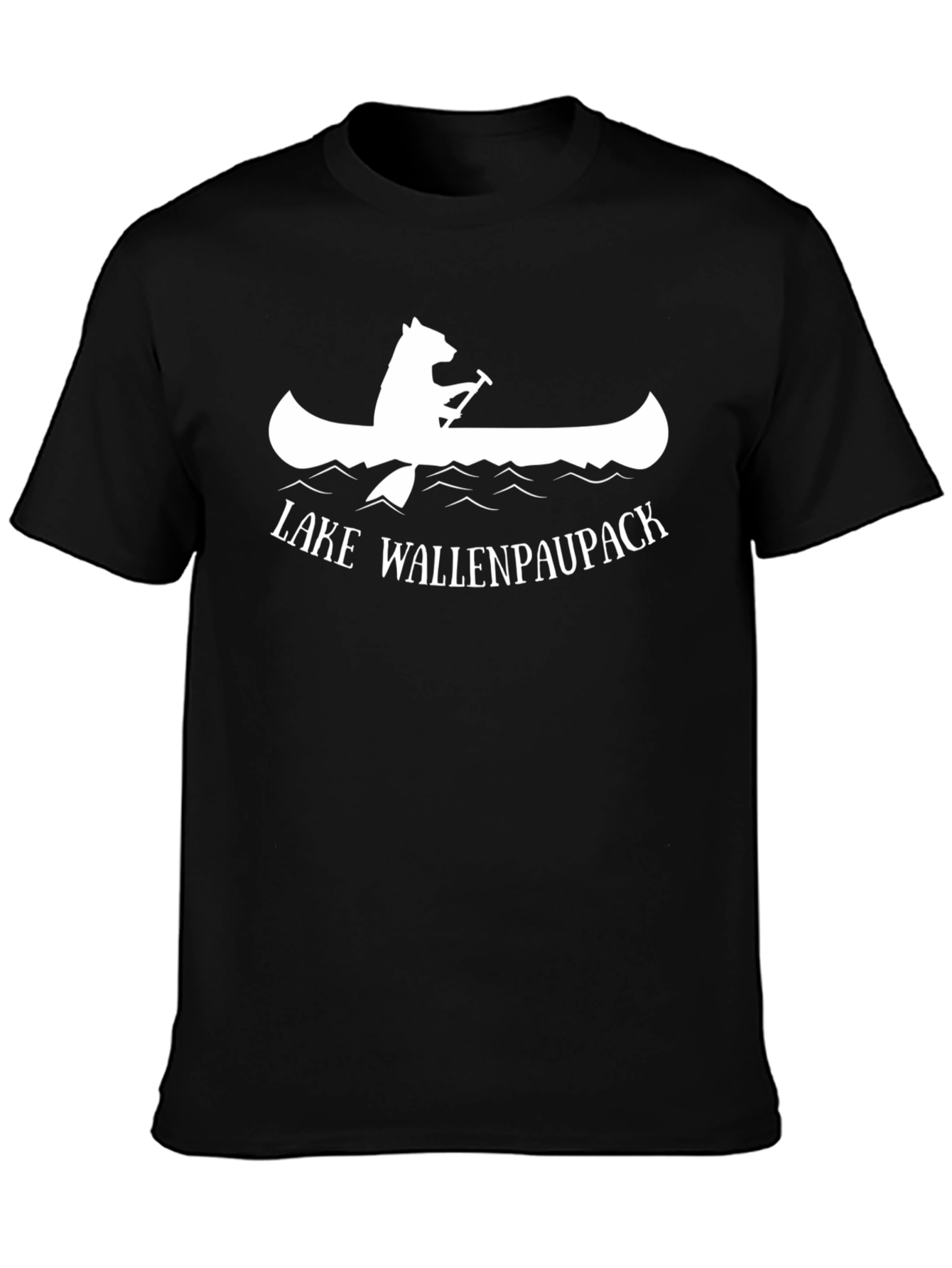 Lake Wallenpaupack Bear Canoe T-Shirt