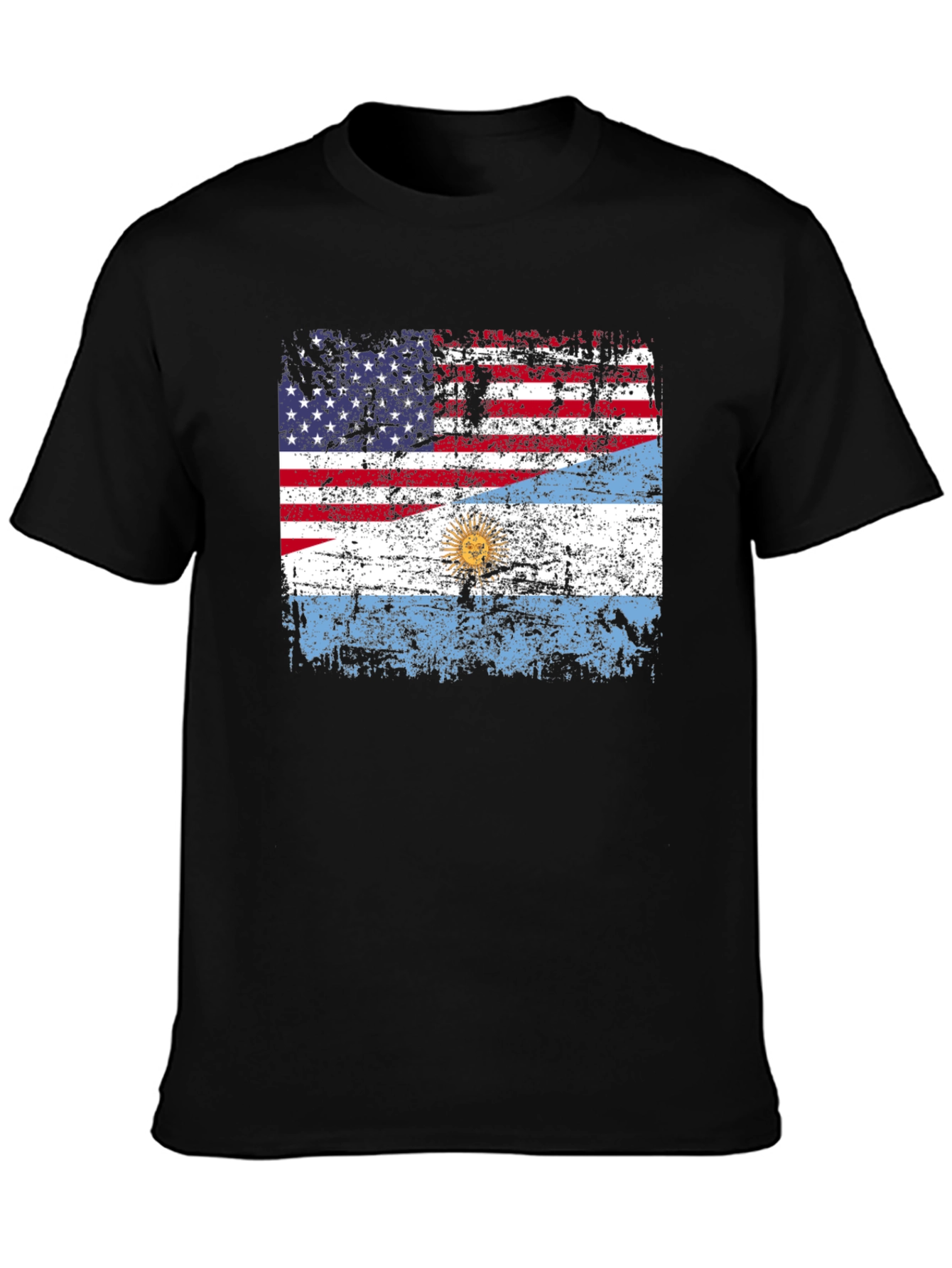Argentina USA Flag T-Shirt