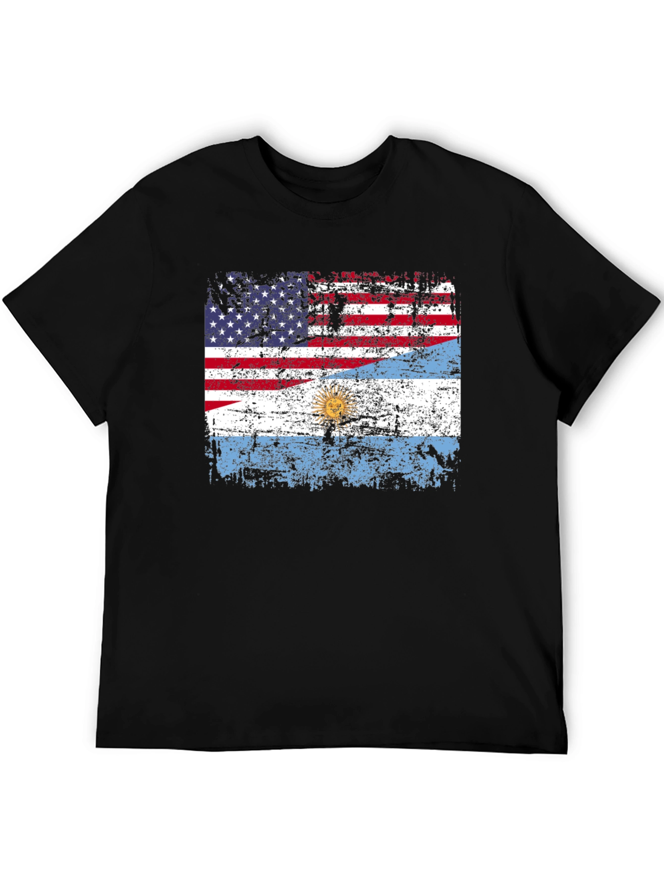 Argentina USA Flag T-Shirt