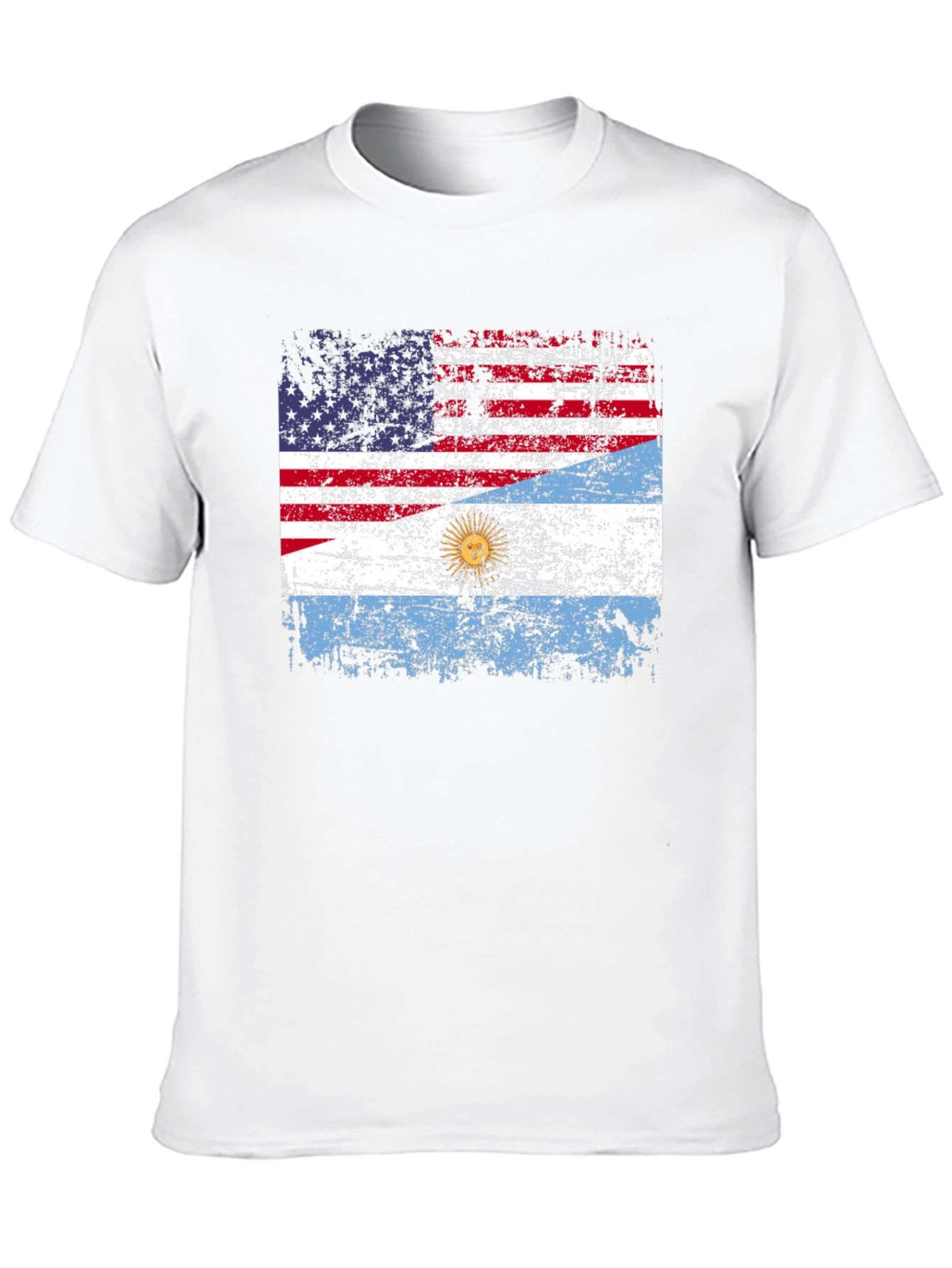 Argentina USA Flag T-Shirt
