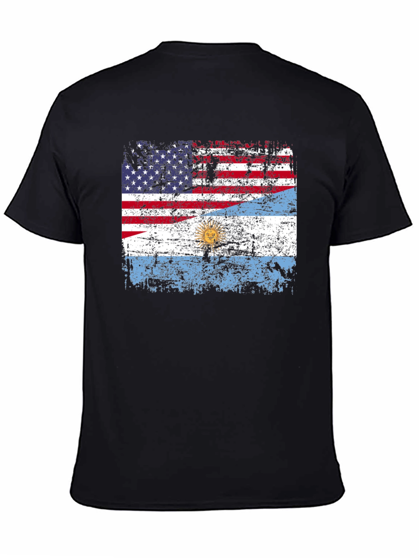 Argentina USA Flag T-Shirt