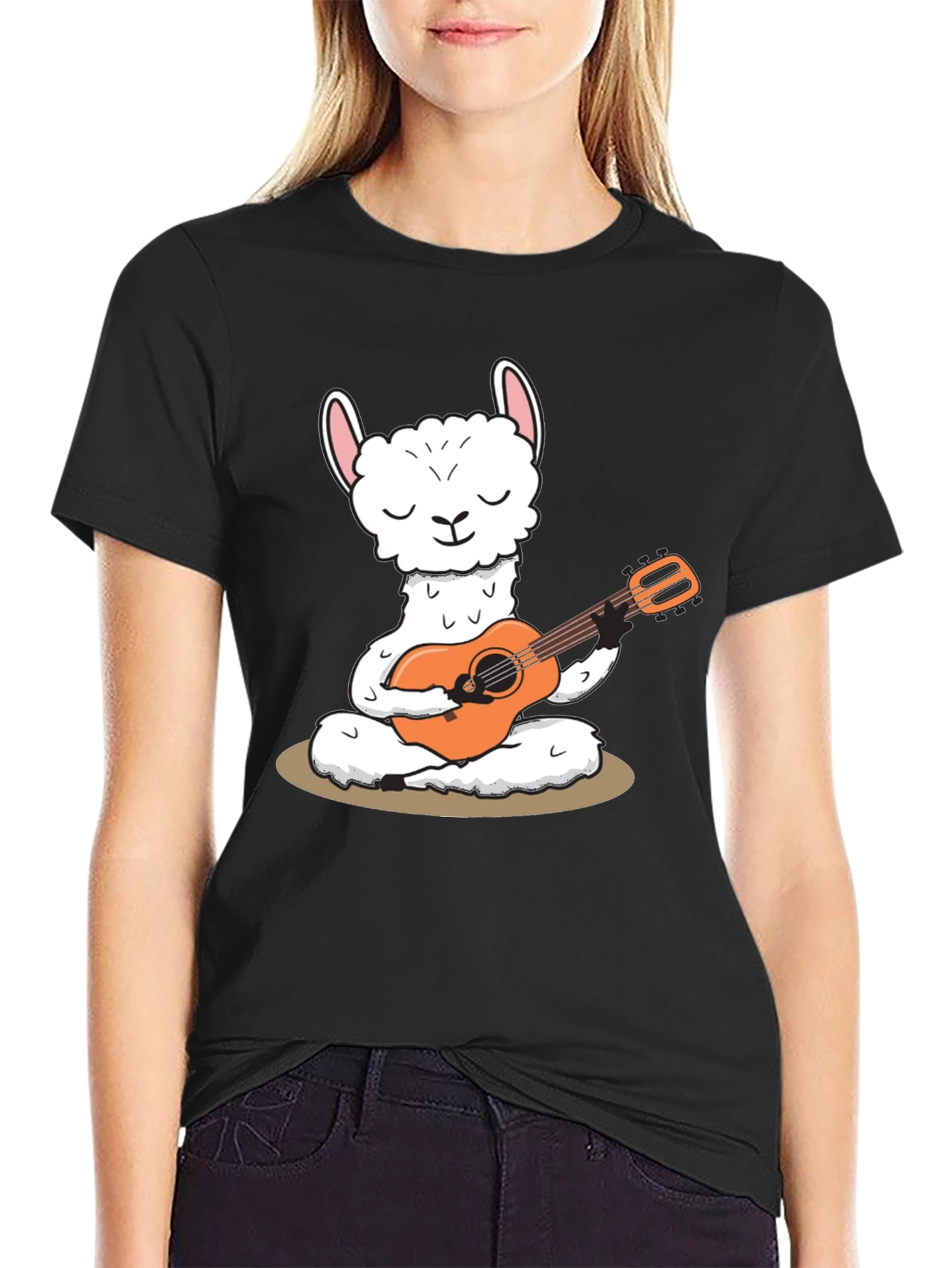 Llama Guitar T-Shirt