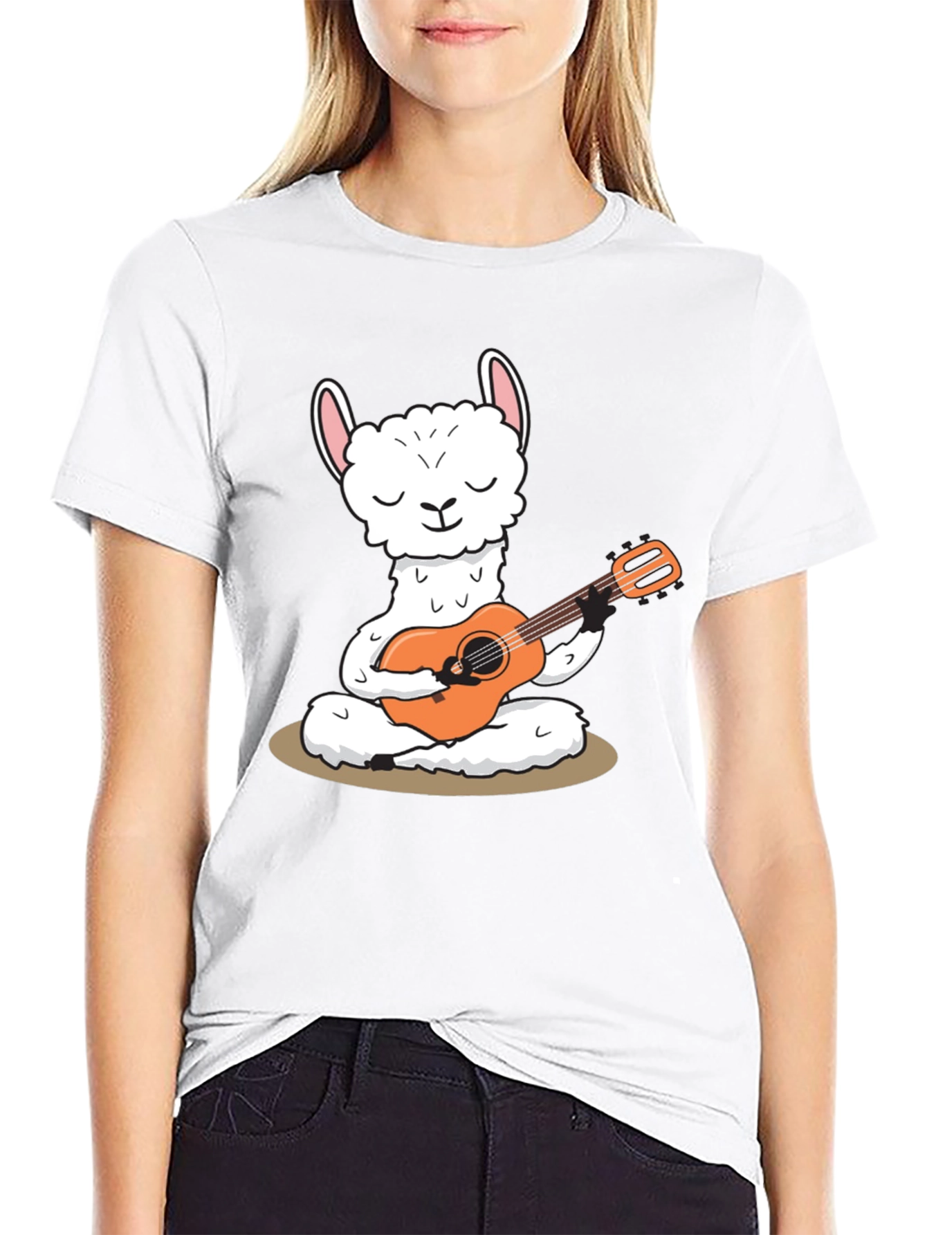 Llama Guitar T-Shirt