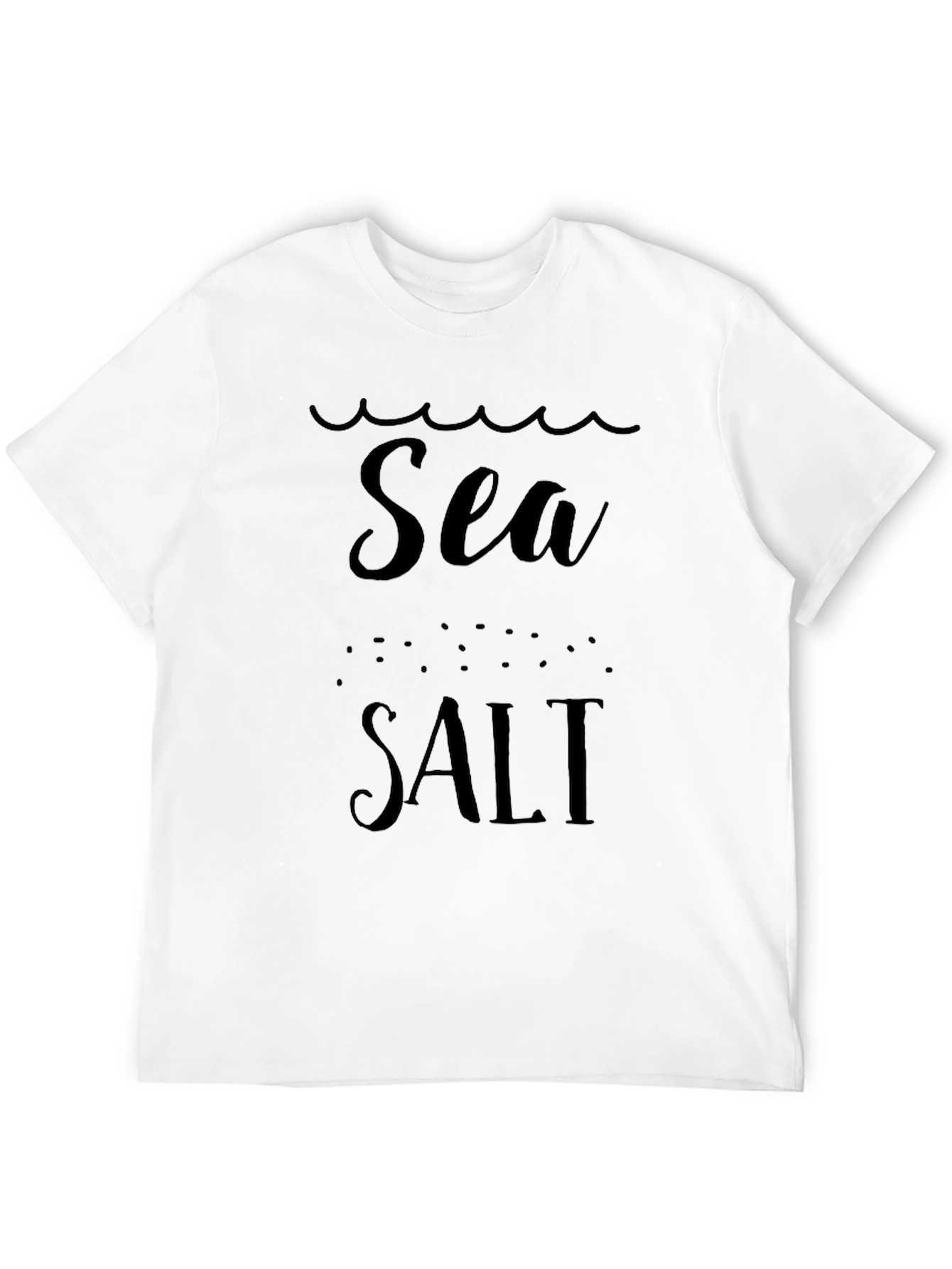 Sea Salt Black Graphic T-Shirt
