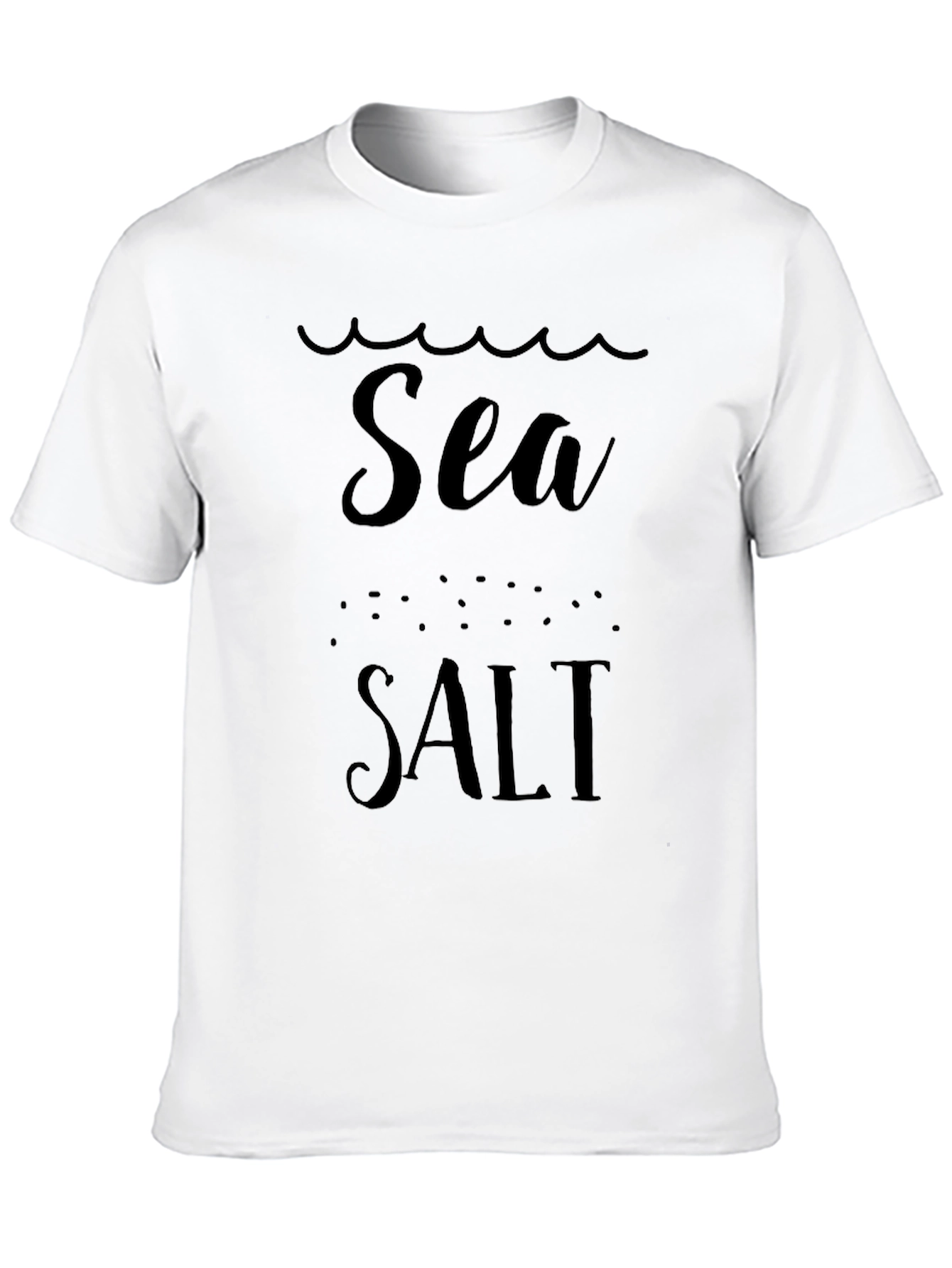 Sea Salt Black Graphic T-Shirt