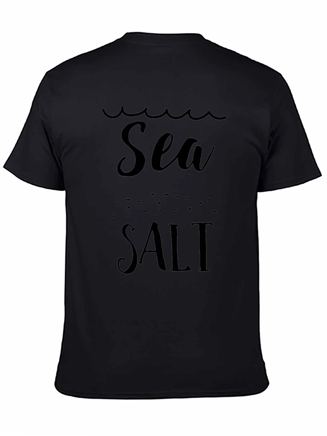 Sea Salt Black Graphic T-Shirt