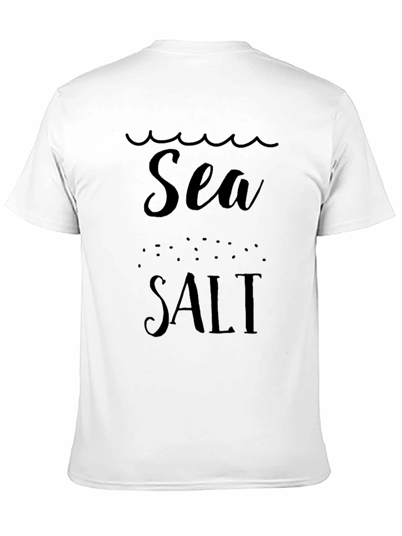 Sea Salt Black Graphic T-Shirt