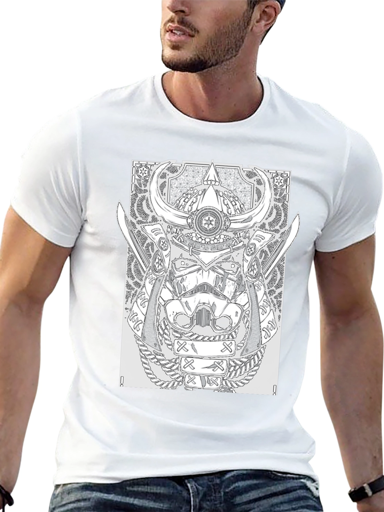 Samurai Stormtrooper Graphic T-Shirt