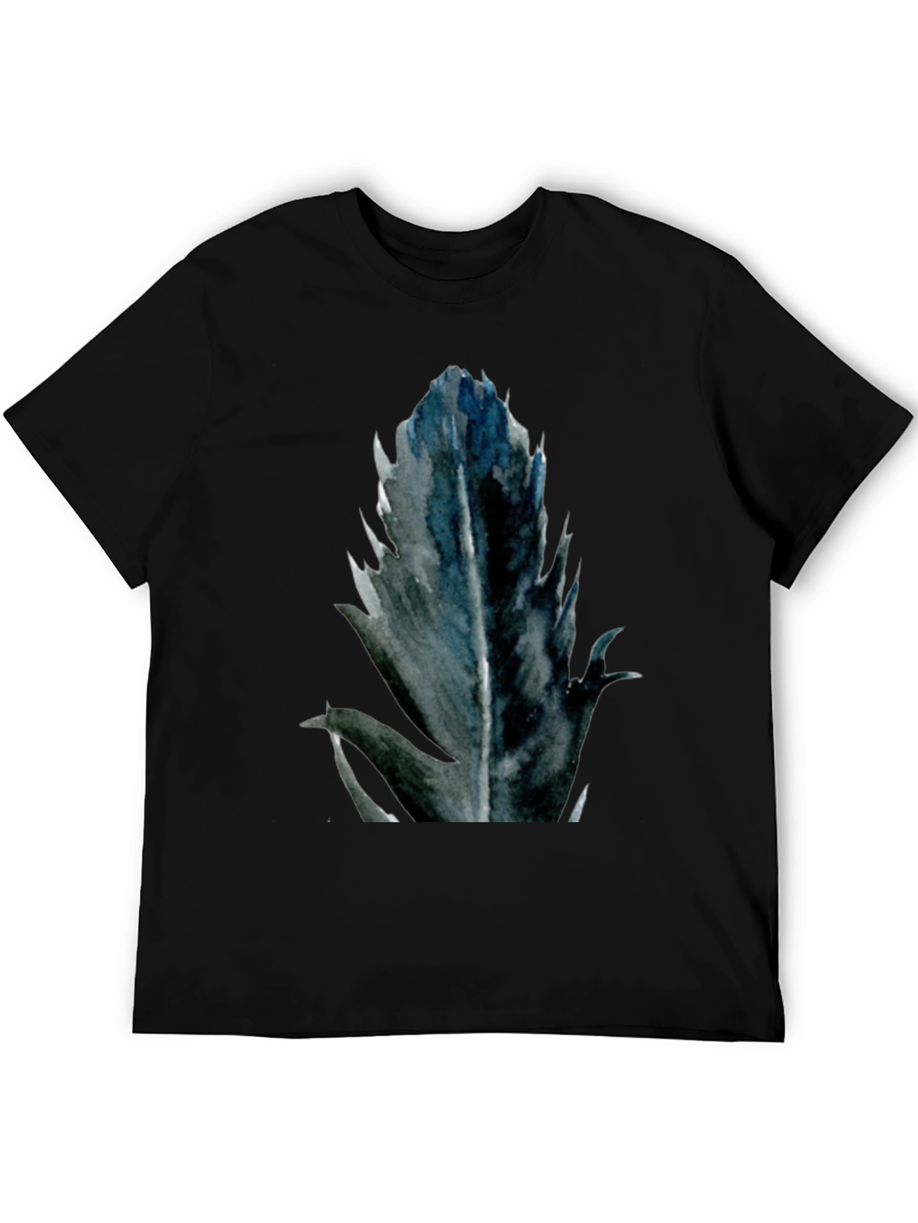 Botanical Leaf Graphic T-Shirt