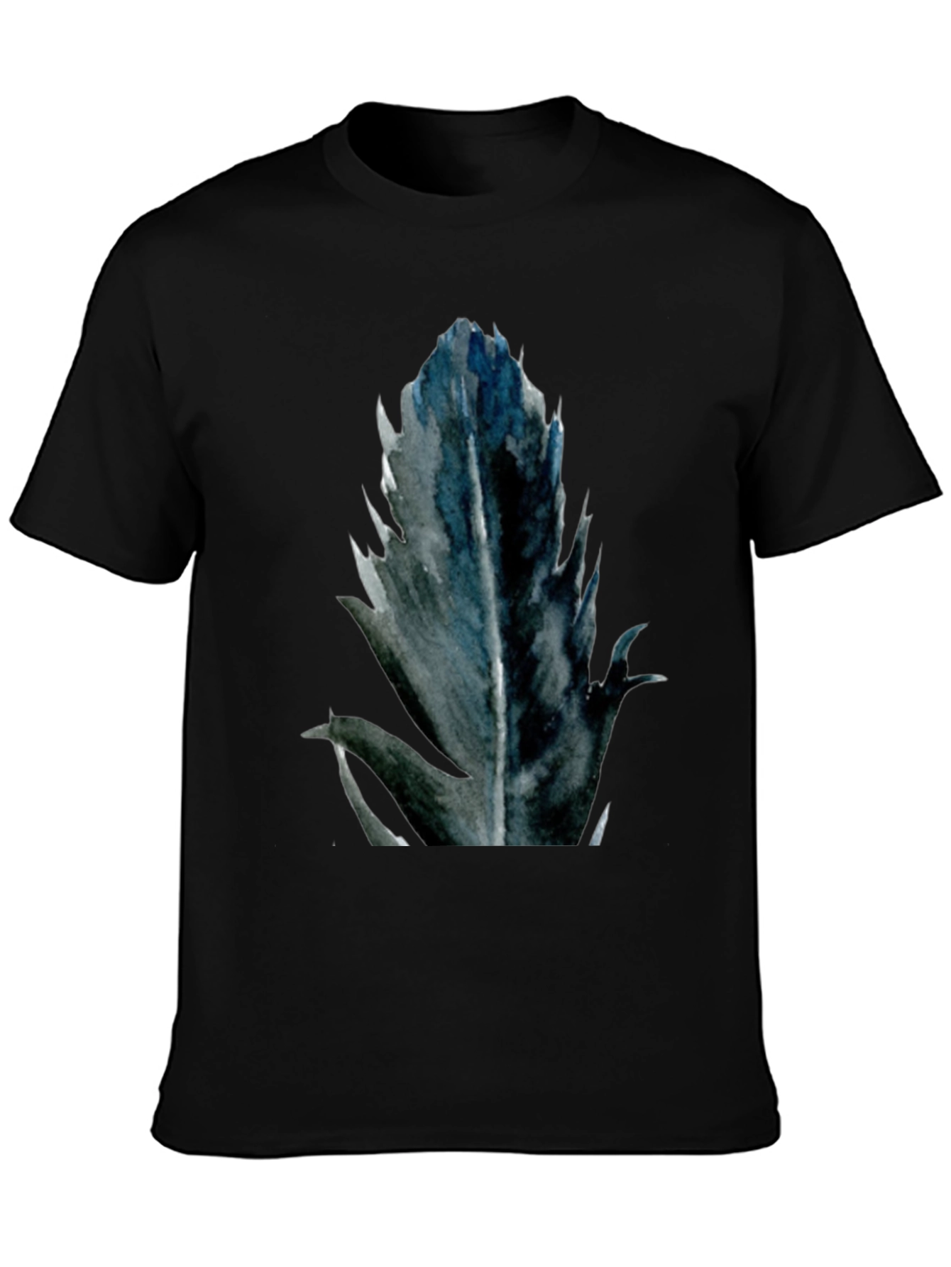 Botanical Leaf Graphic T-Shirt