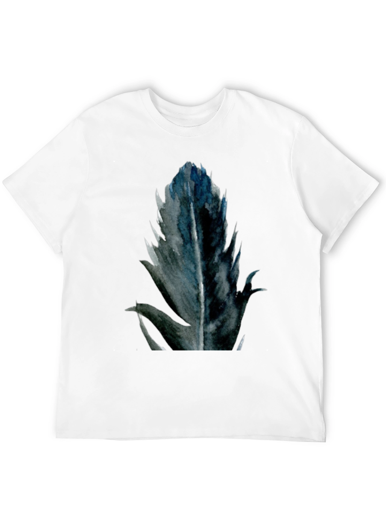 Botanical Leaf Graphic T-Shirt