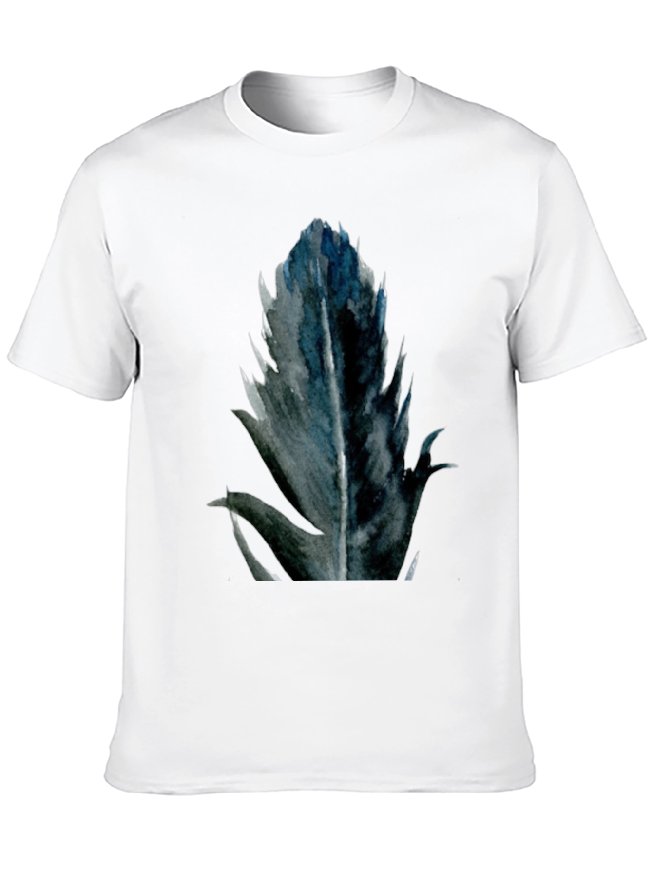 Botanical Leaf Graphic T-Shirt