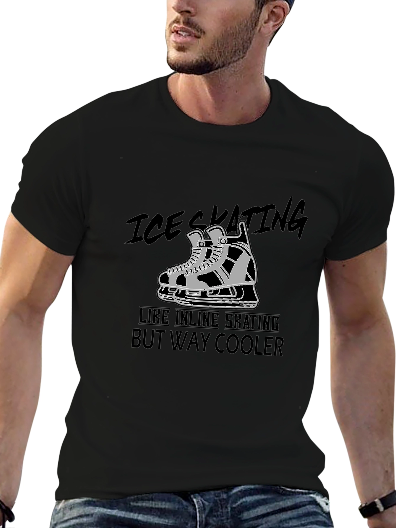 Ice Skating T-Shirt: Cooler Than Inline Skating