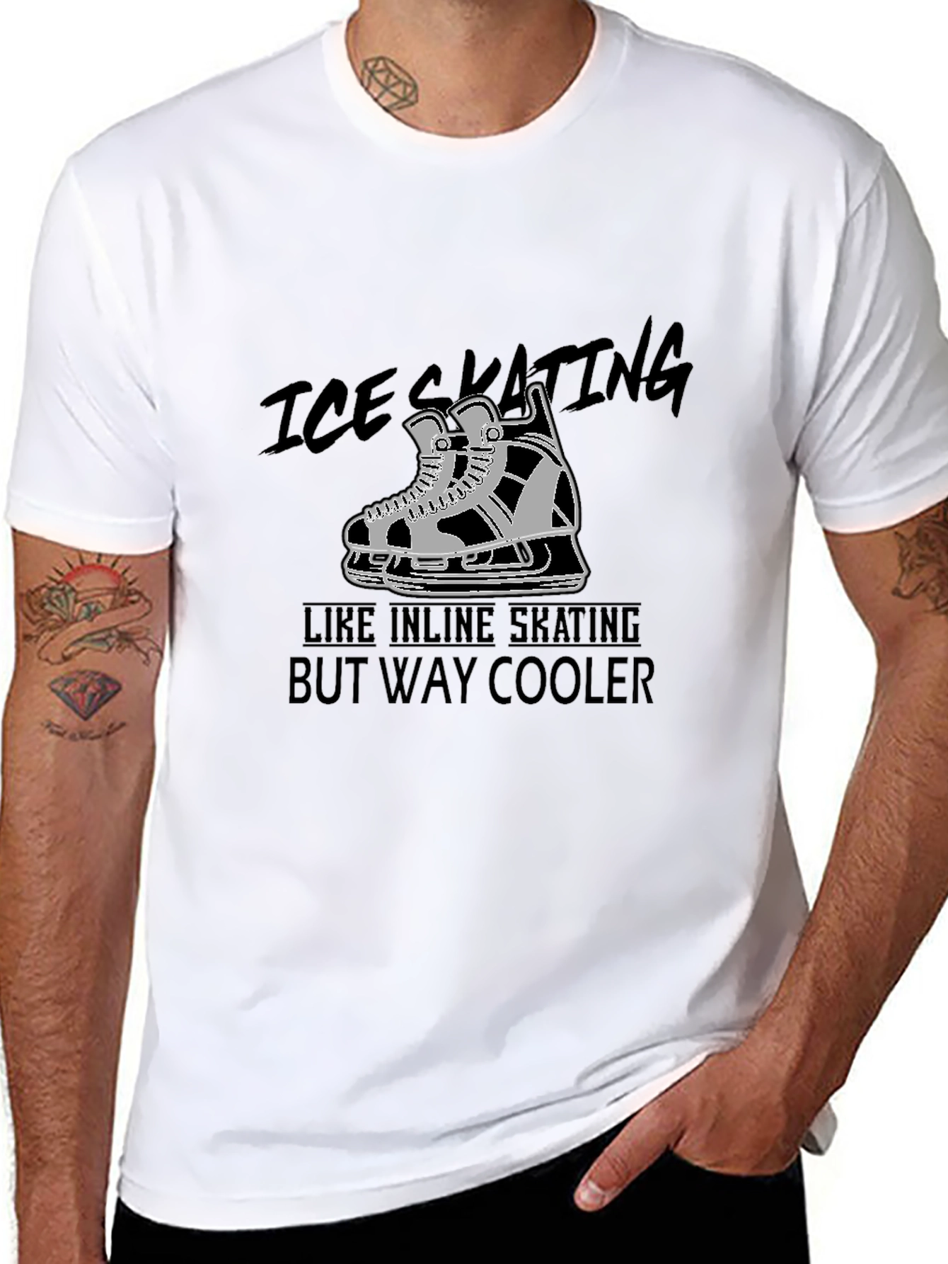 Ice Skating T-Shirt: Cooler Than Inline Skating