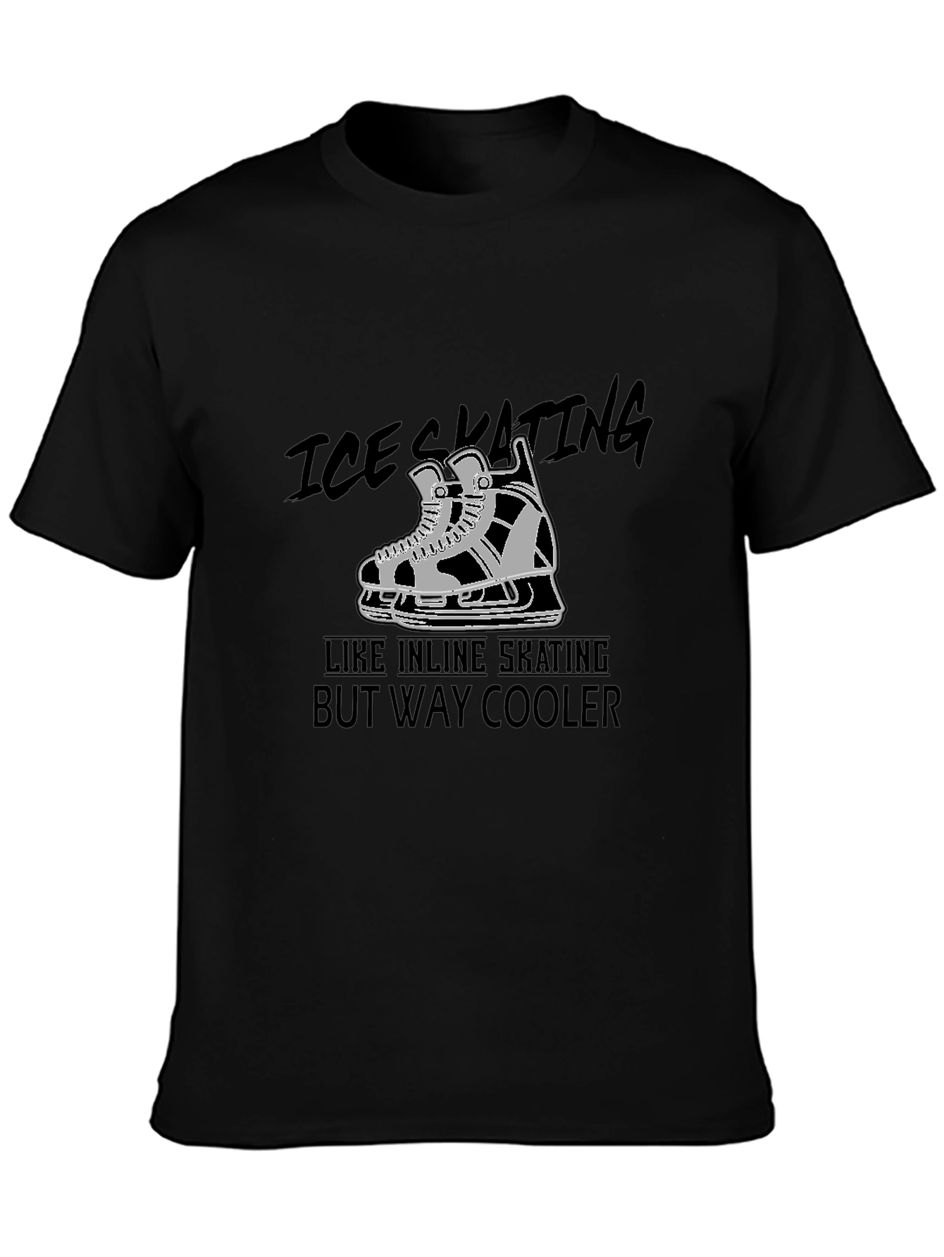 Ice Skating T-Shirt: Cooler Than Inline Skating