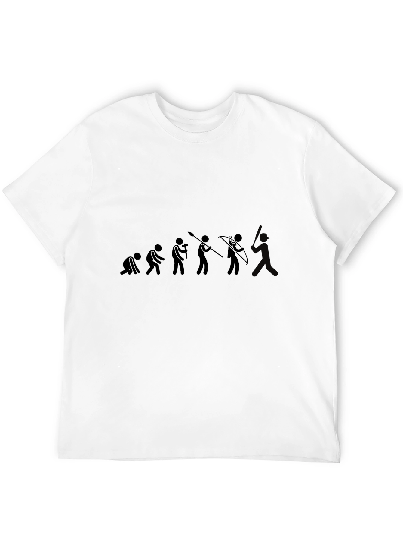 Evolution of Man Archery T-Shirt - Black
