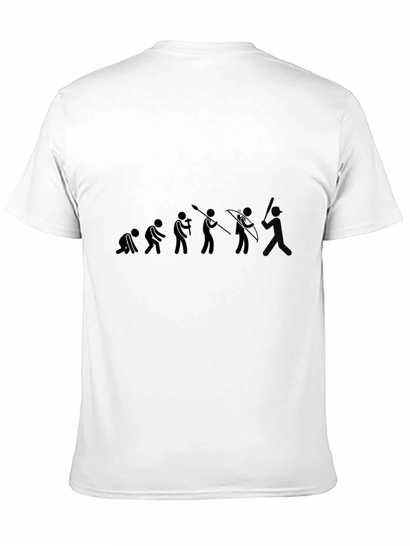 Evolution of Man Archery T-Shirt - Black