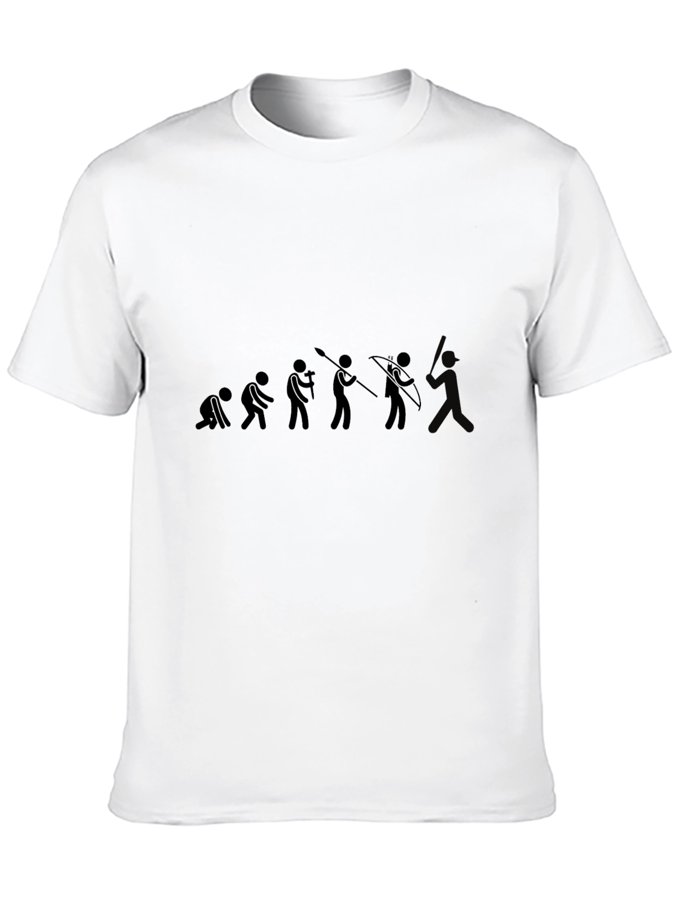 Evolution of Man Archery T-Shirt - Black