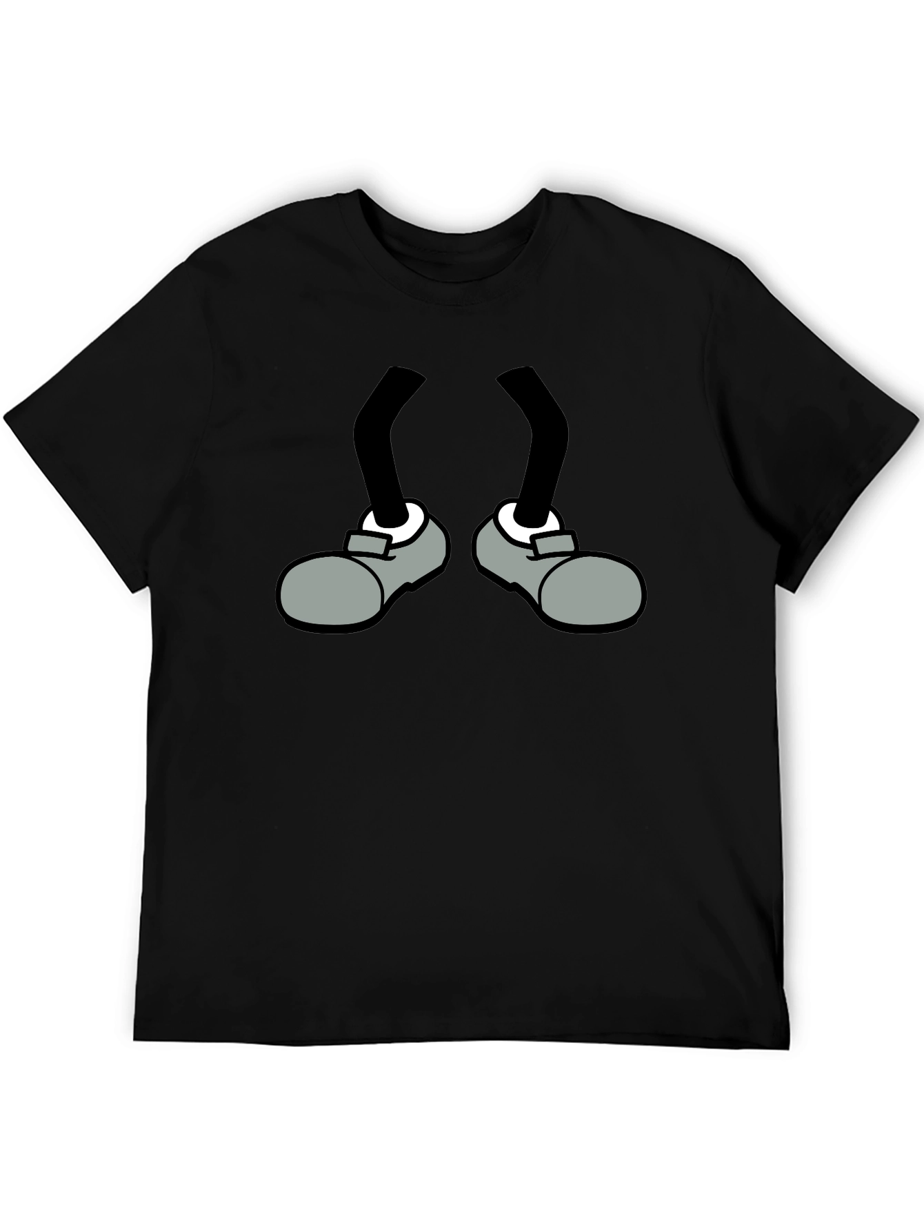 Cartoon Character Legs & Shoes Graphic Tee
