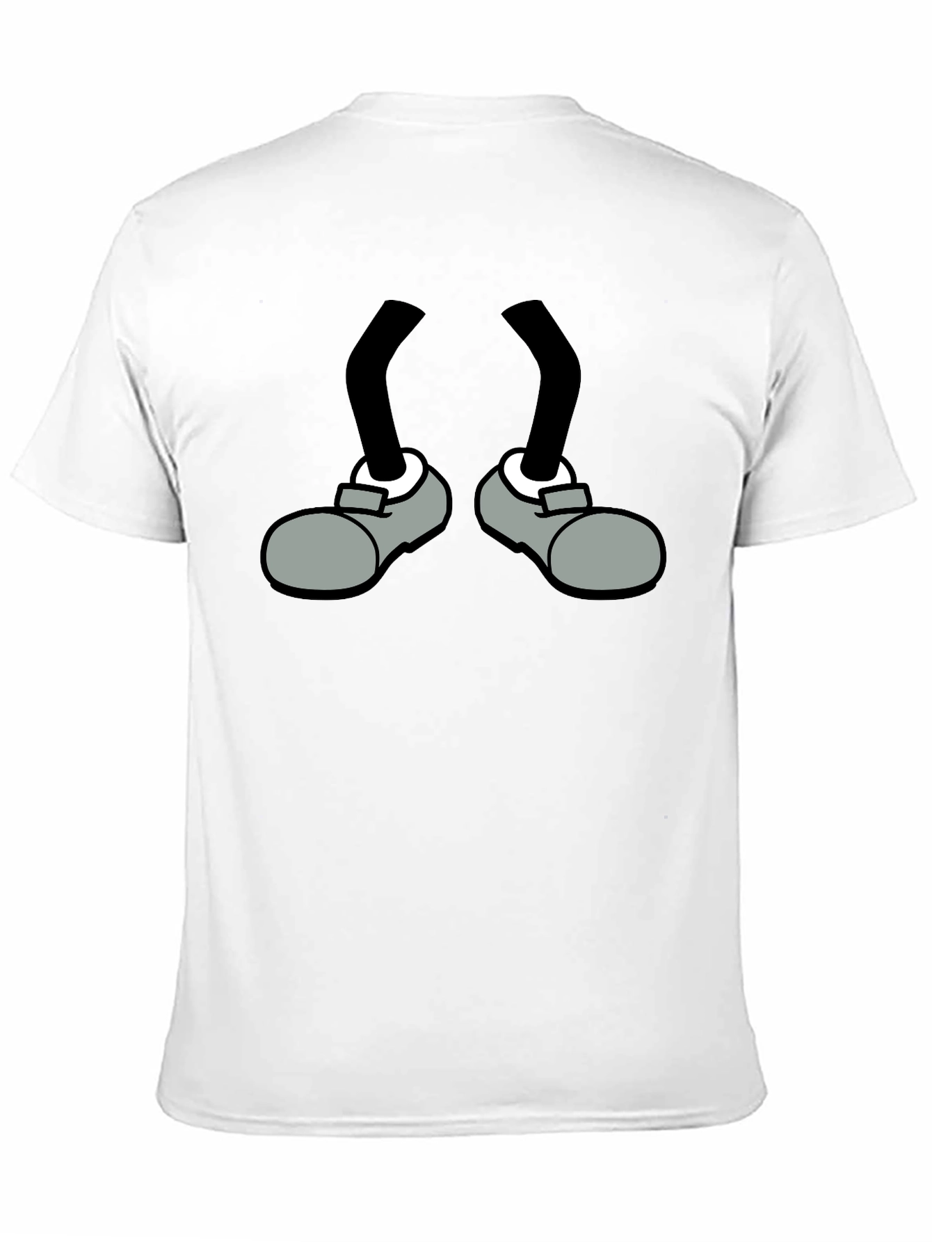 Cartoon Character Legs & Shoes Graphic Tee