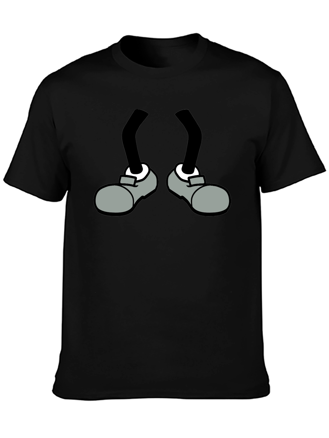 Cartoon Character Legs & Shoes Graphic Tee