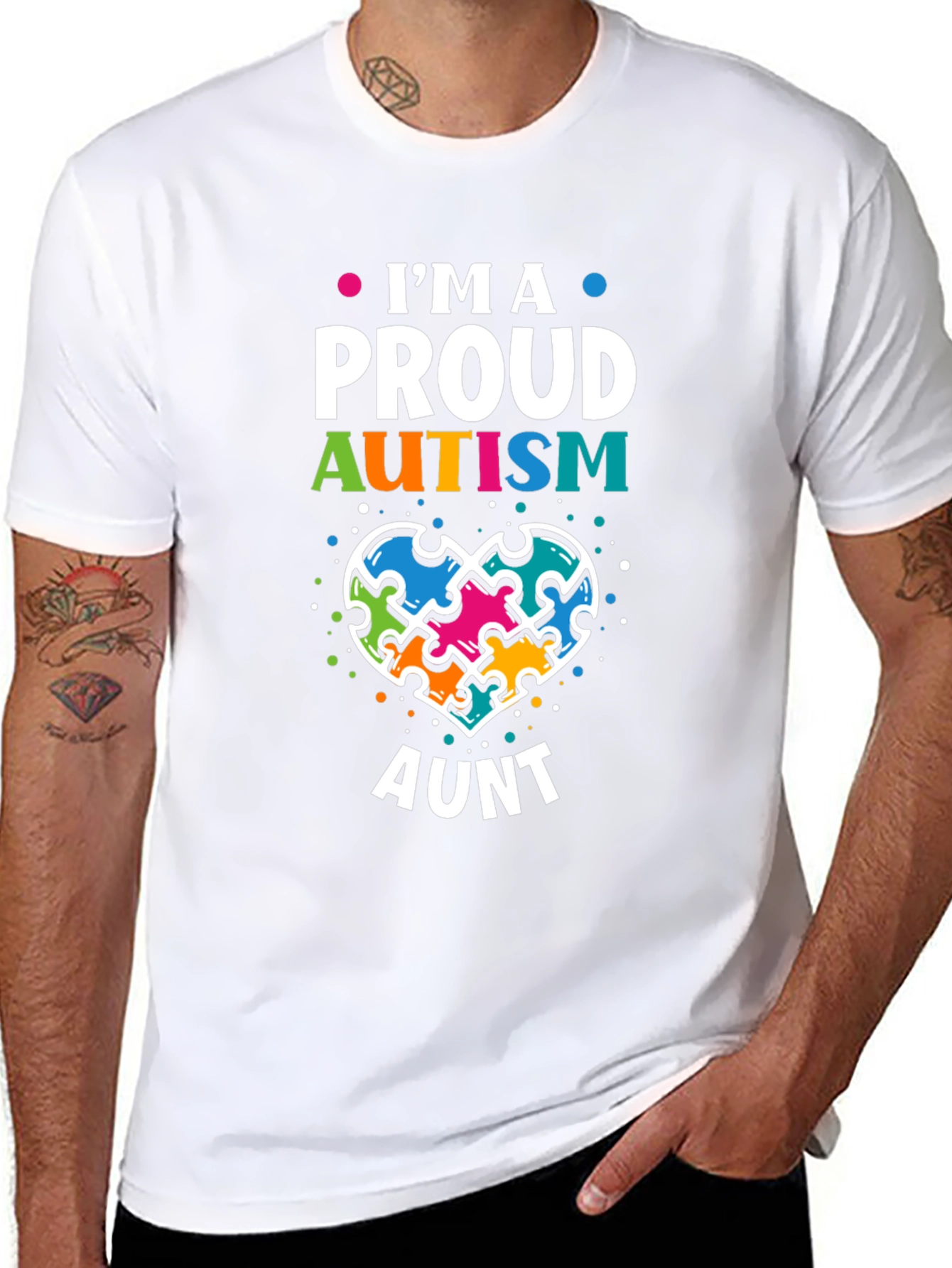 Proud Autism Aunt T-Shirt