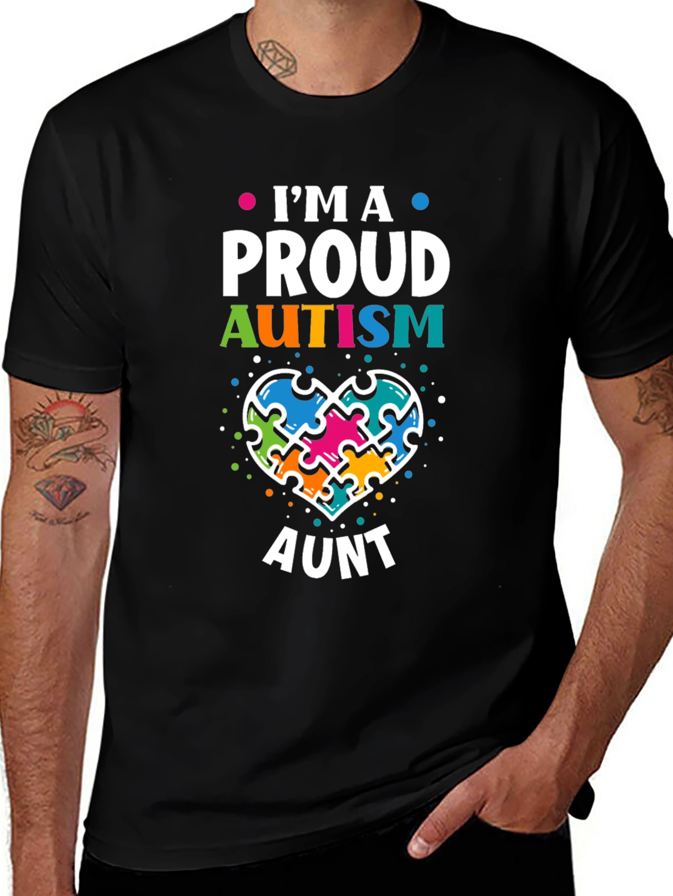 Proud Autism Aunt T-Shirt