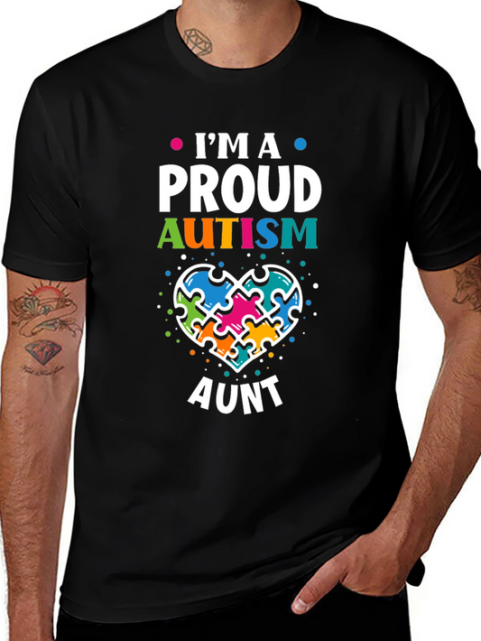 Proud Autism Aunt T-Shirt