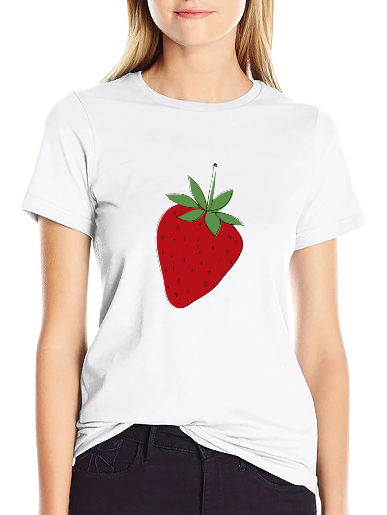 Strawberry Graphic T-Shirt - Casual & Stylish