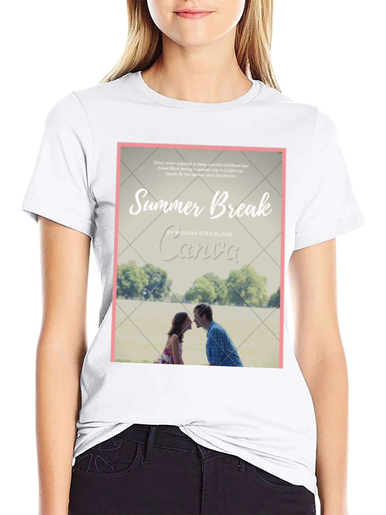 Summer Break Novel Cover T-Shirt
