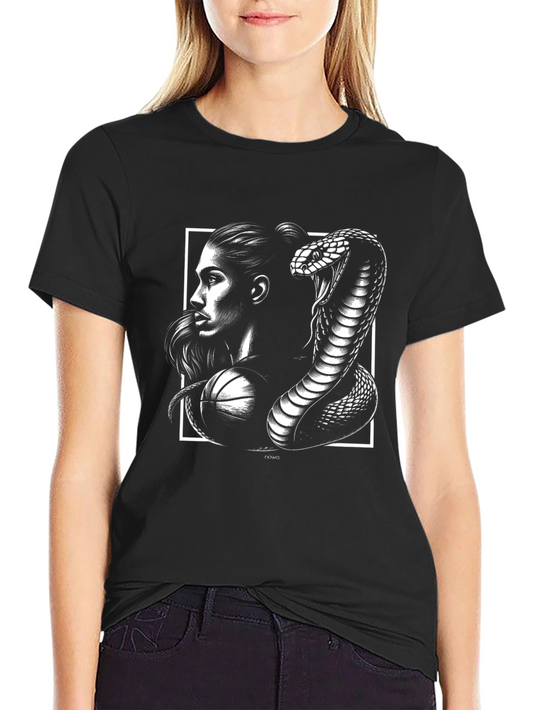 Kobe Bryant Snake Graphic T-Shirt - Black