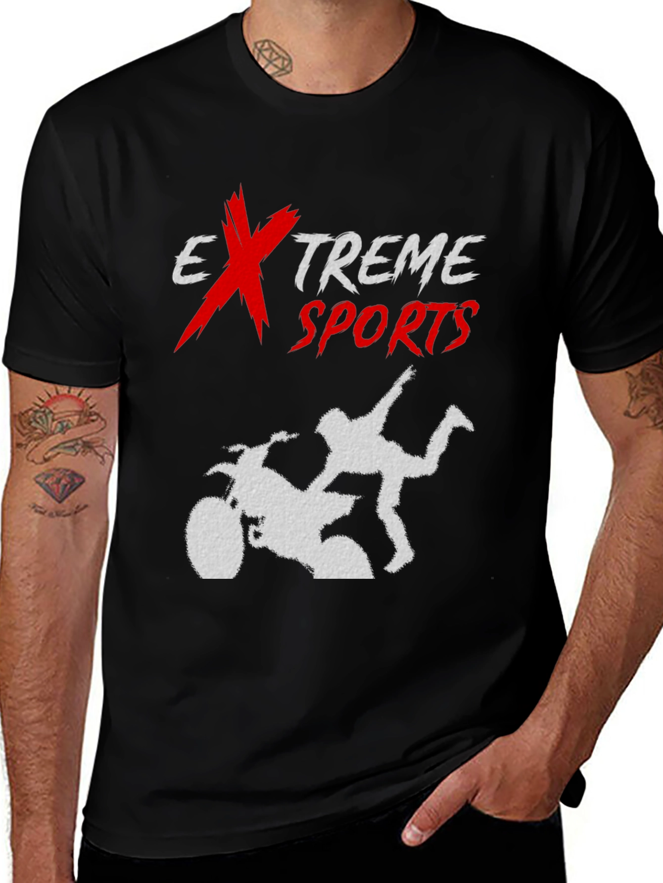 Extreme Sports Black T-Shirt