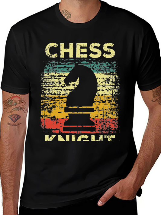 Chess Knight Vintage Style T-Shirt