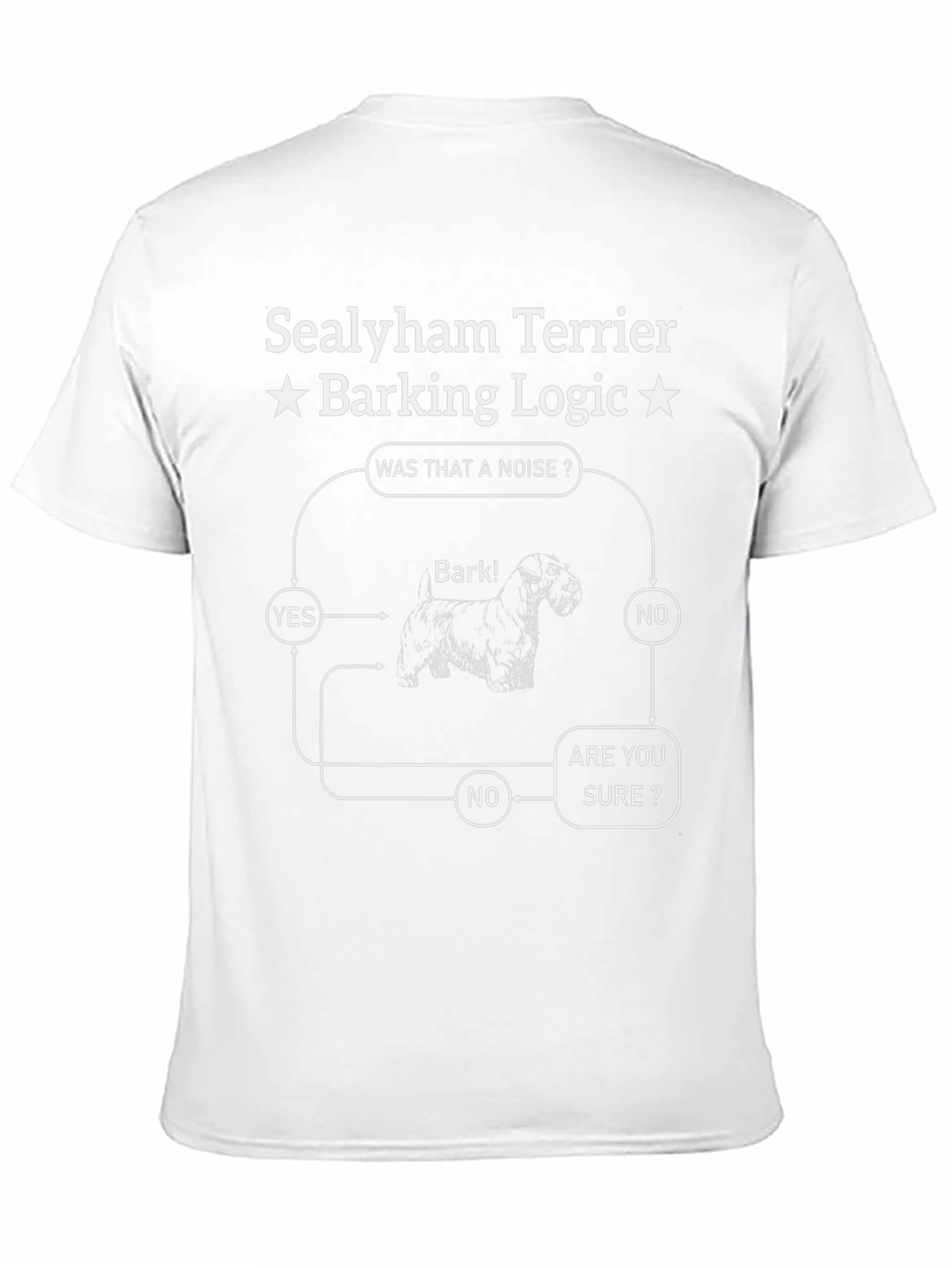 Sealyham Terrier Barking Logic T-Shirt