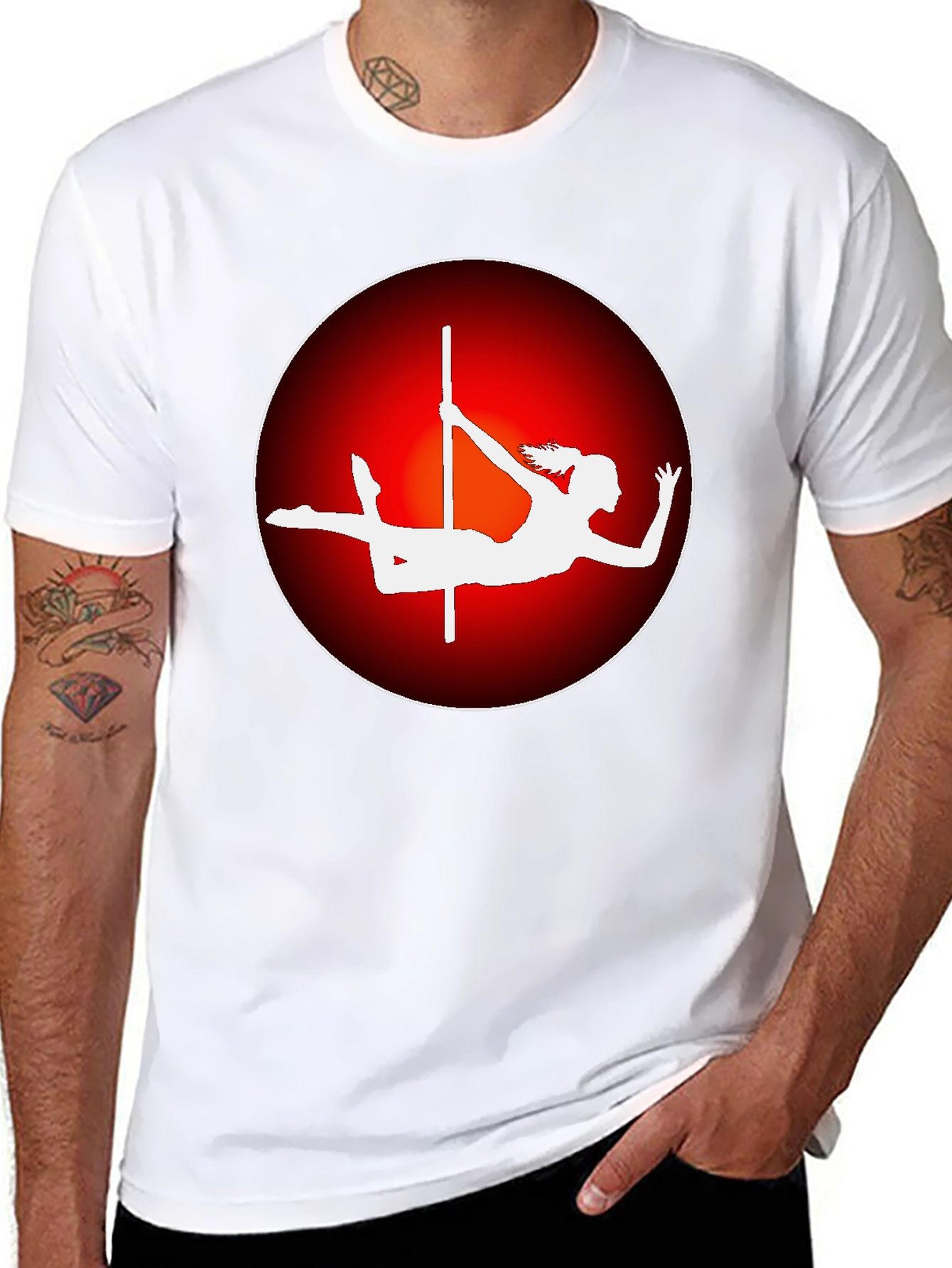 Pole Dancer Graphic Tee - Sporty and Stylish