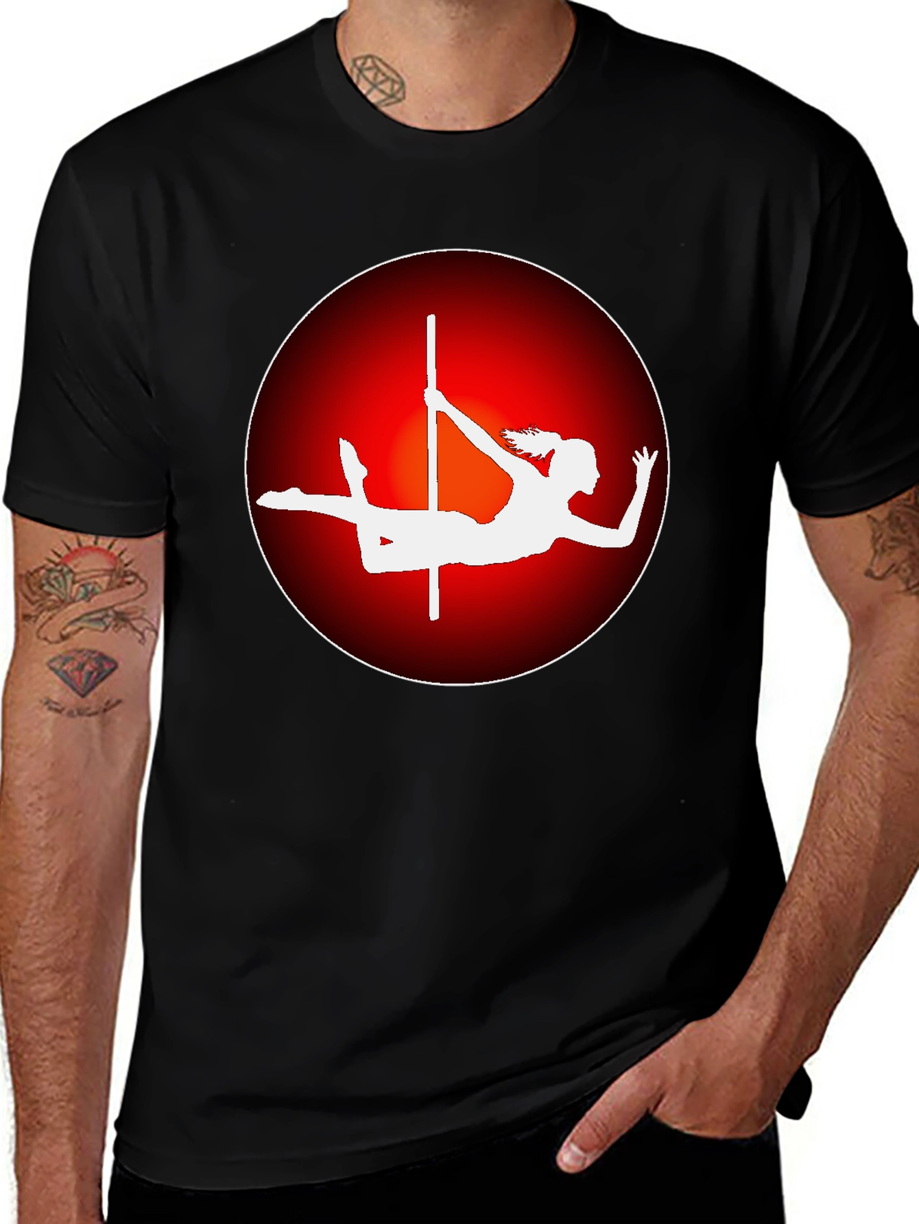 Pole Dancer Graphic Tee - Sporty and Stylish